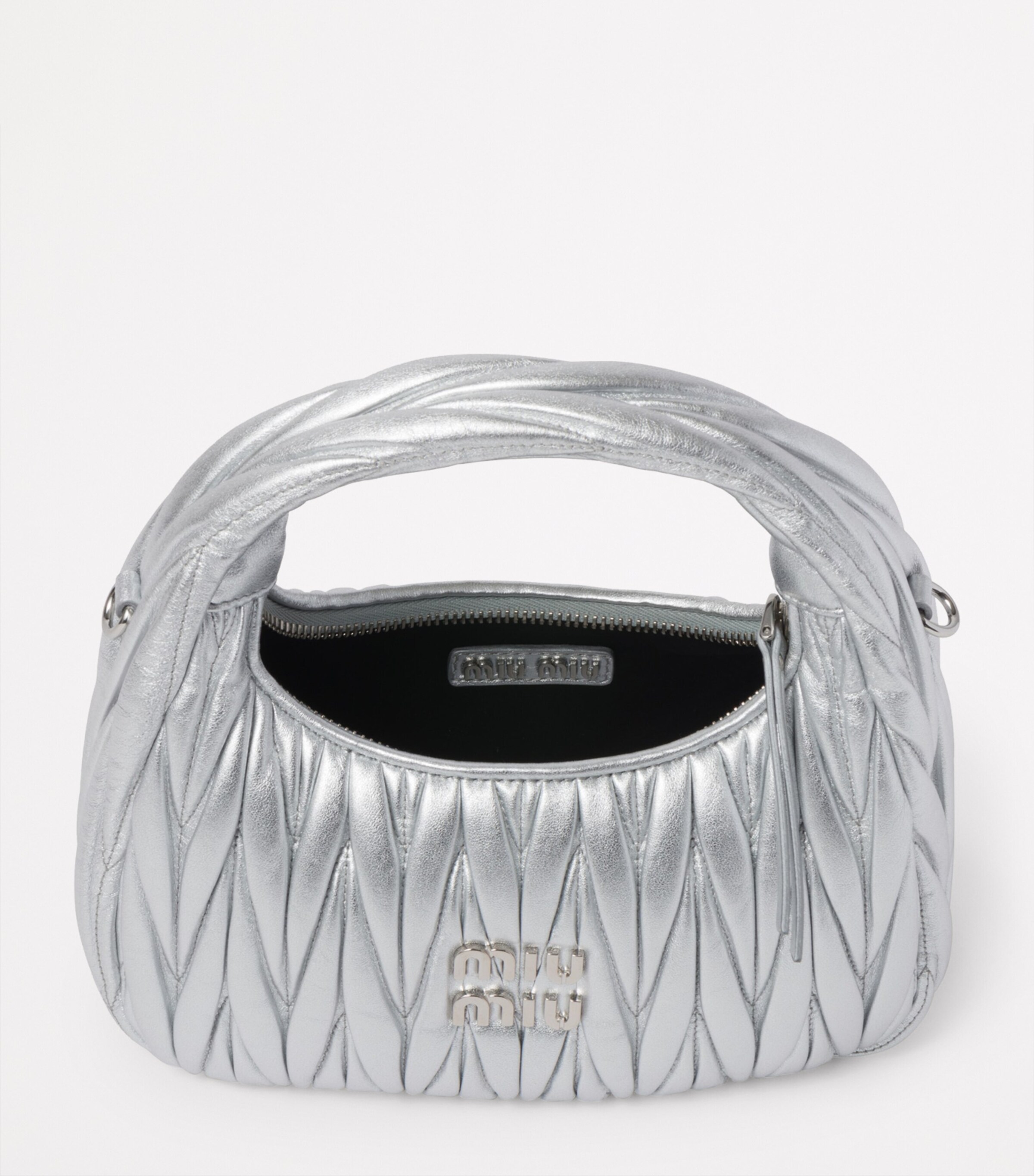 Matelassé Leather Wander Top-Handle Bag F0118 Image 4