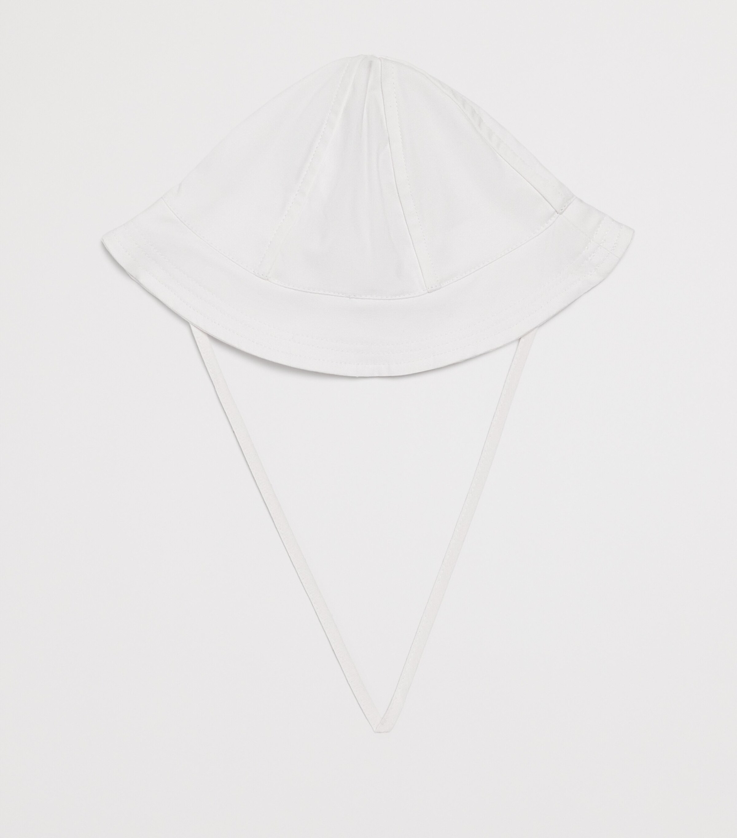 Cotton Woven Hat 01 T1388 WHITE Image 2