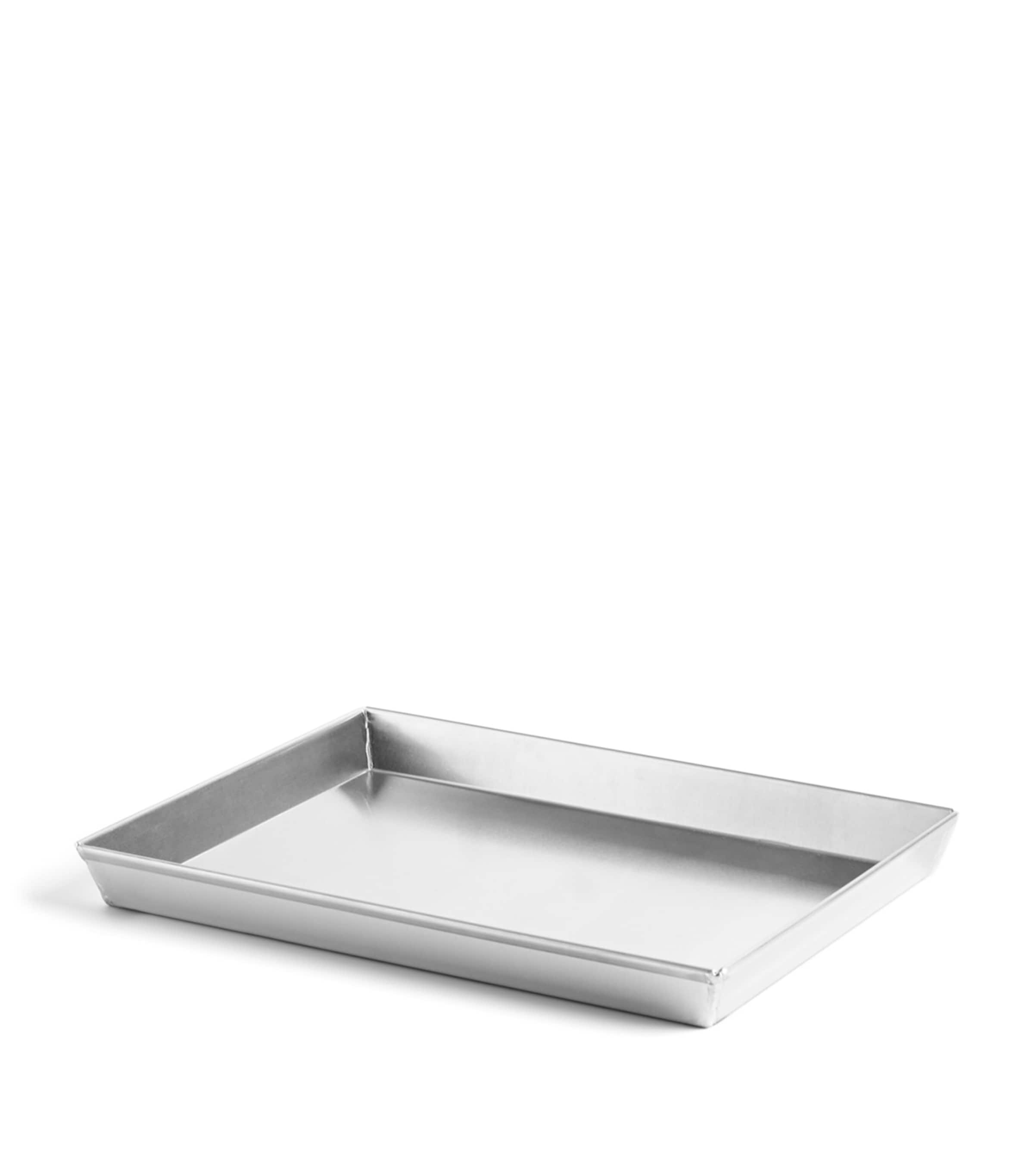 Small Aluminium Baking Tray SILVER Image 1