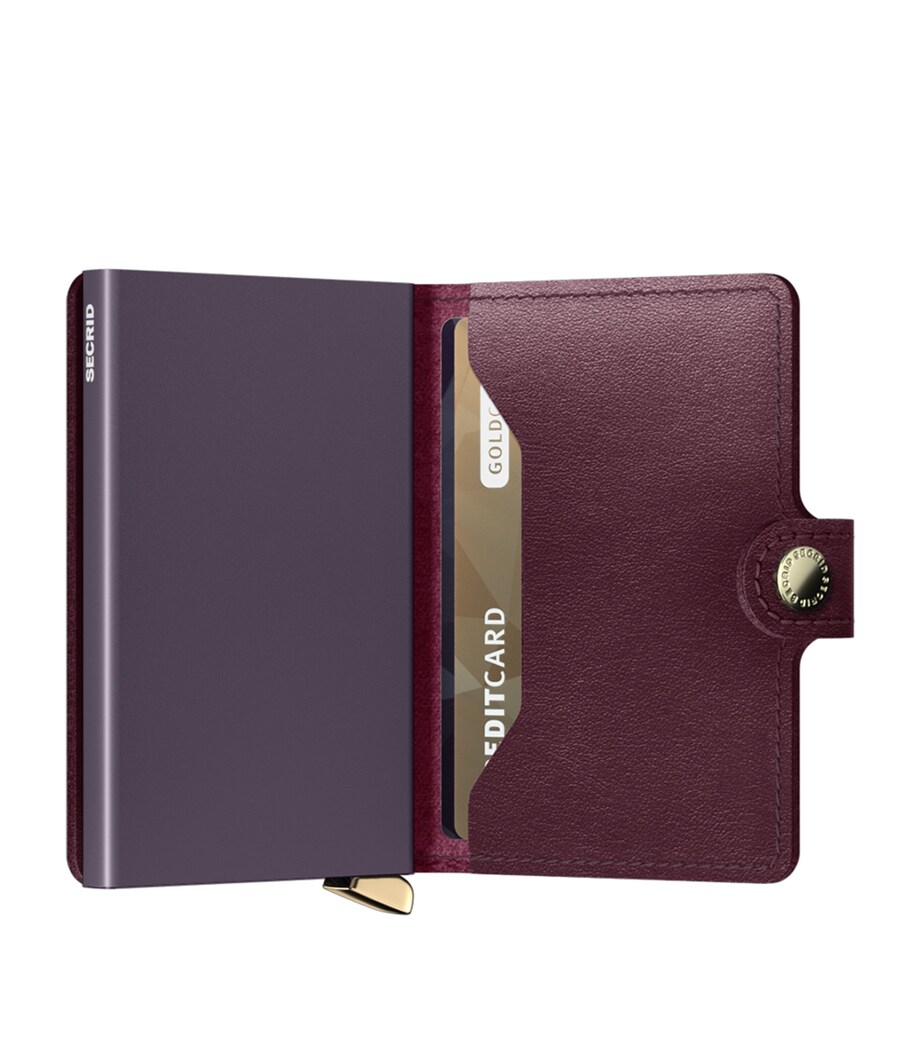 Leather Dusk Miniwallet BORDEAUX Image 2