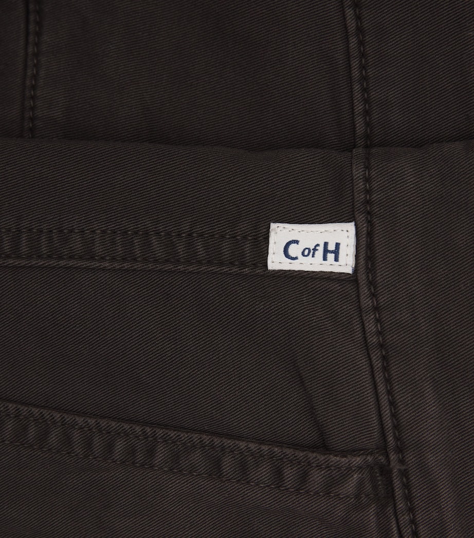Stretch-Organic Cotton Flight Cargo Trousers CAROB Image 5