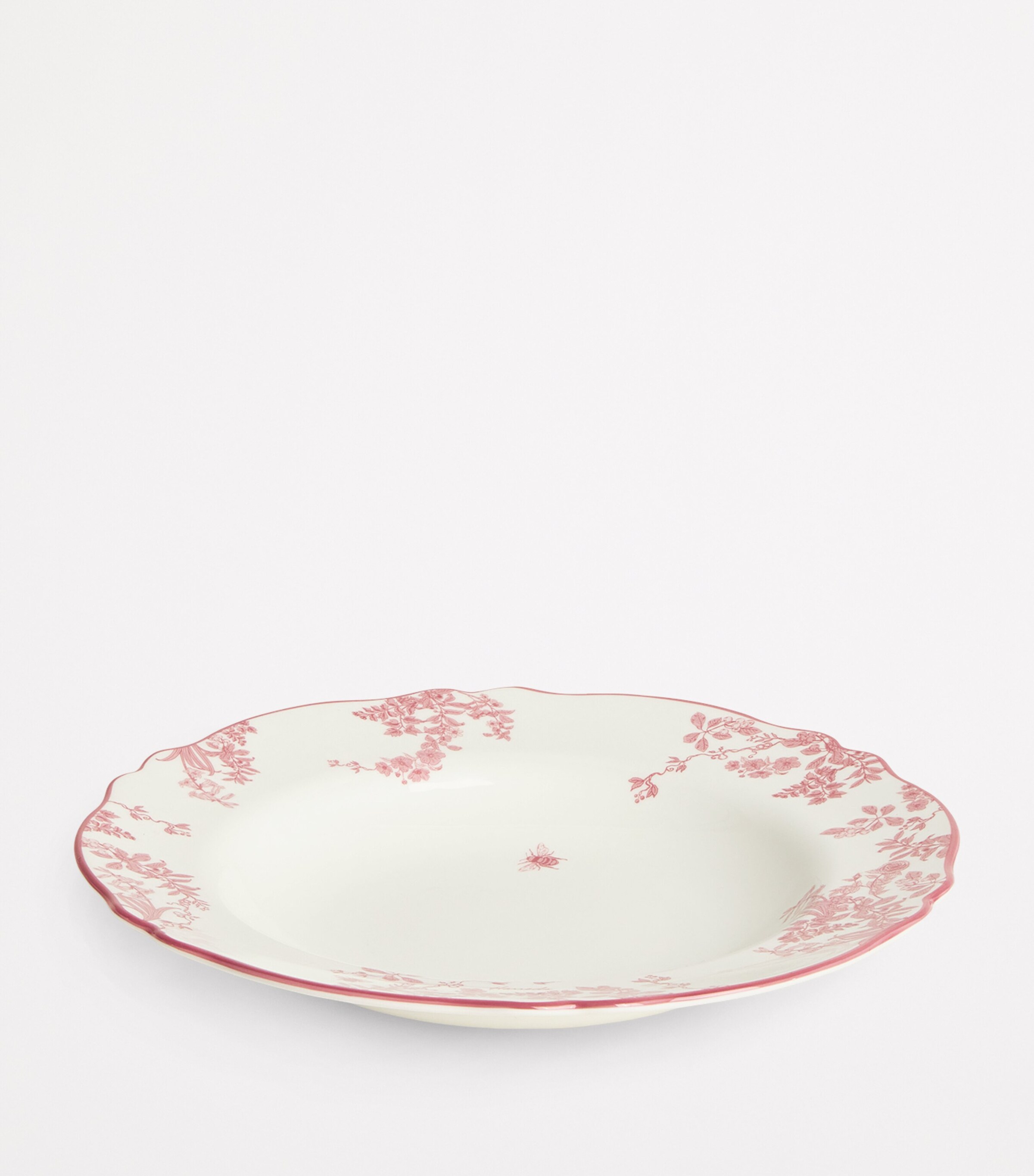 Bone China Toile Bowl (23.5cm) PINK Image 2