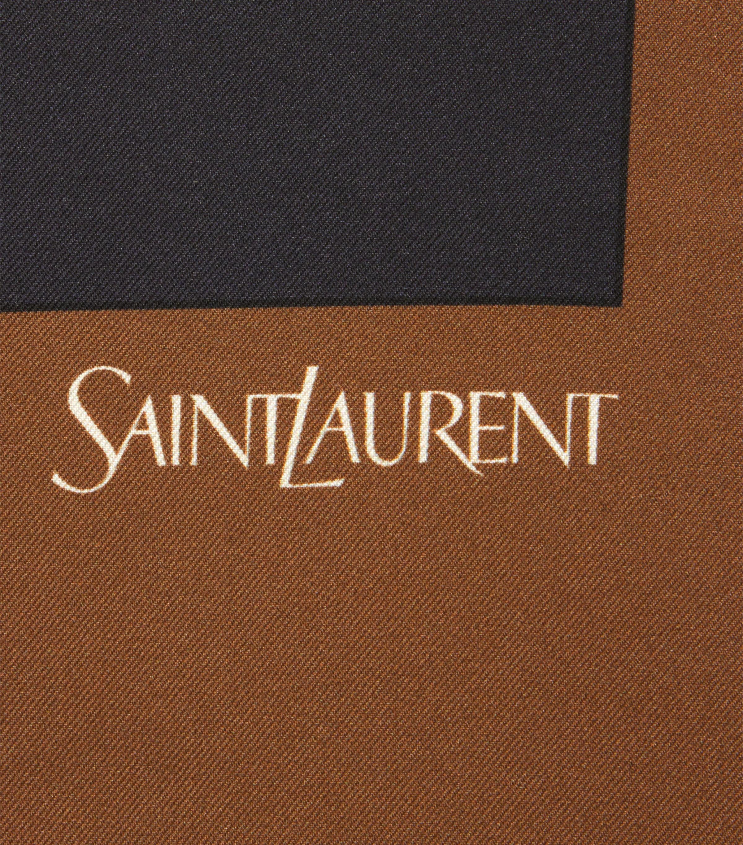 Silk Geometric Print Scarf 2978 Image 3