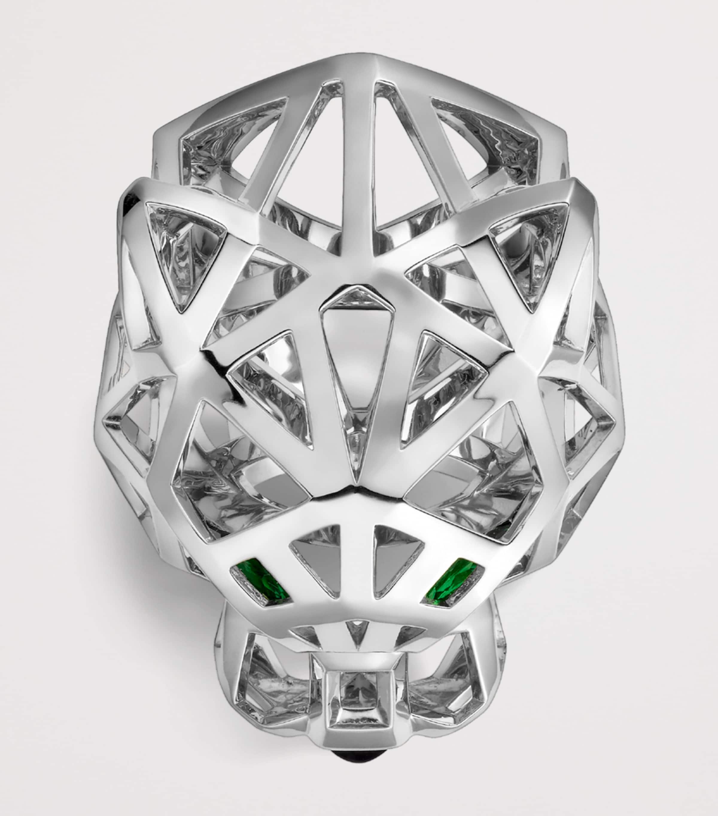 Cartier White Gold, Tsavorite Garnet and Onyx Panthère de Cartier Ring White Gold Image 4