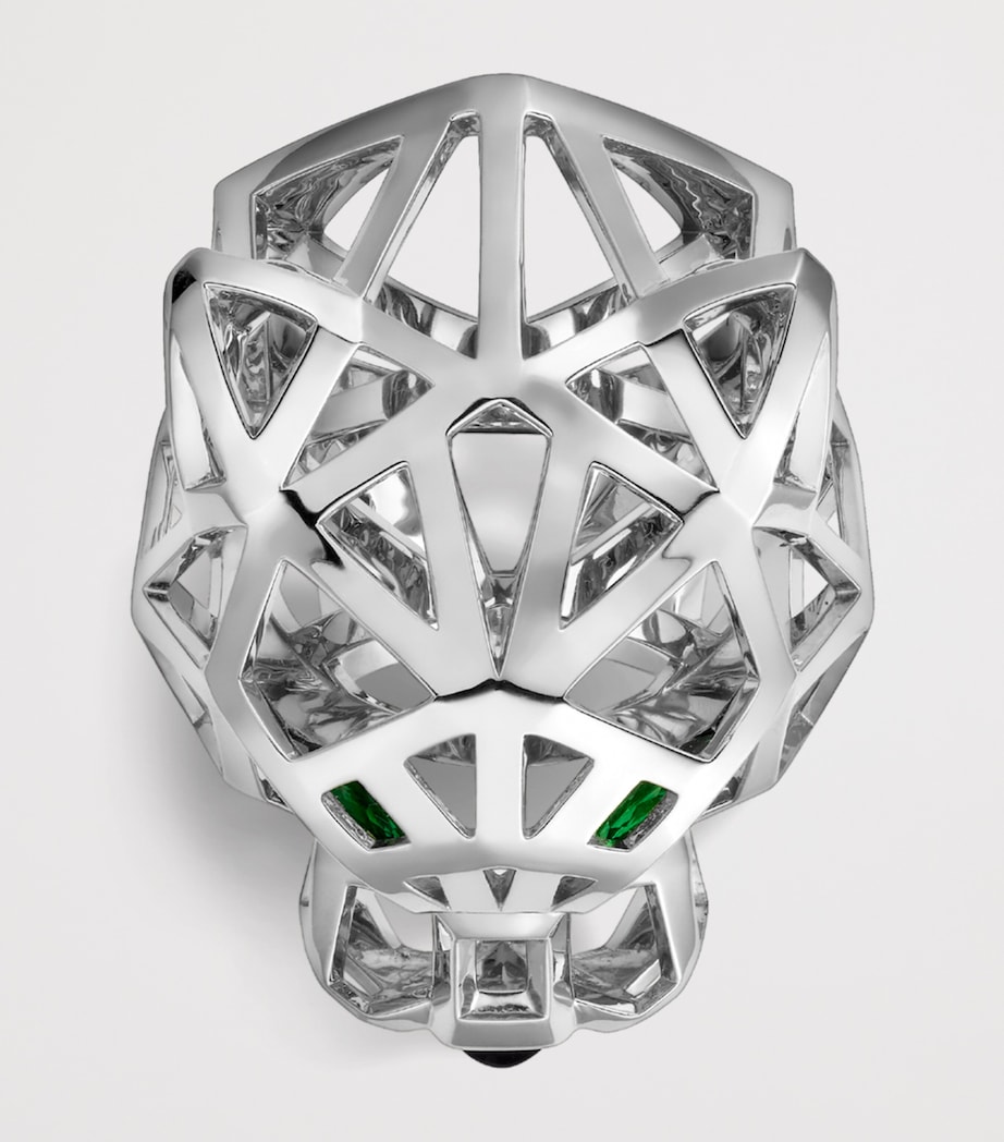 Cartier White Gold, Tsavorite Garnet and Onyx Panthère de Cartier Ring White Gold Image 4