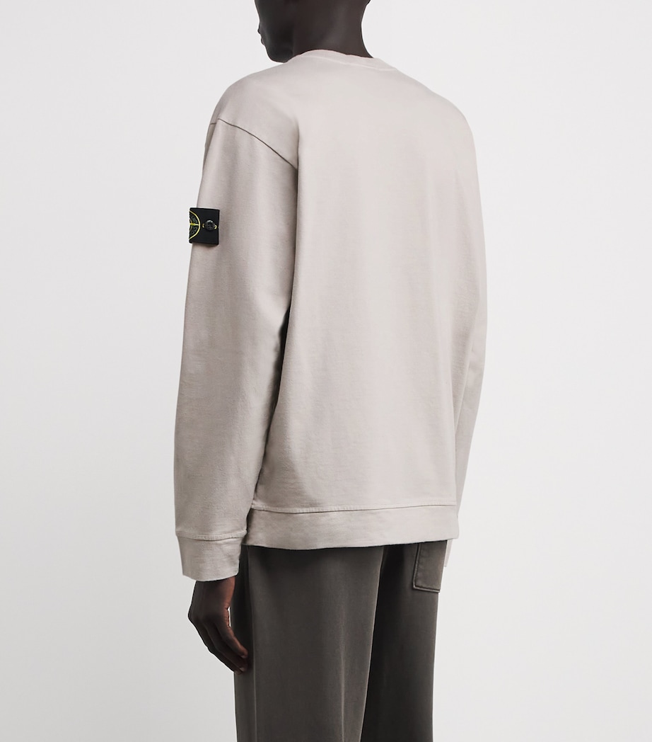 Cotton Compass Logo Sweatshirt V0061 Image 4