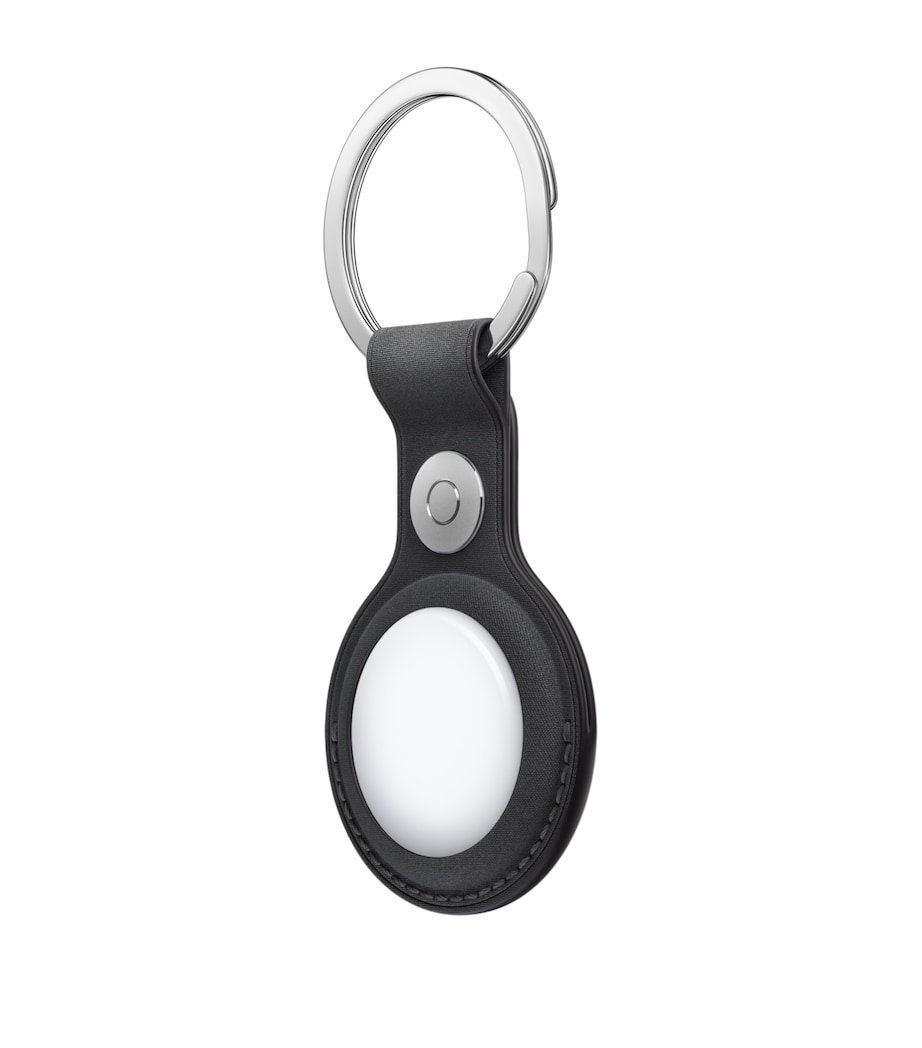 AirTag FineWoven Key Ring BLACK Image 2