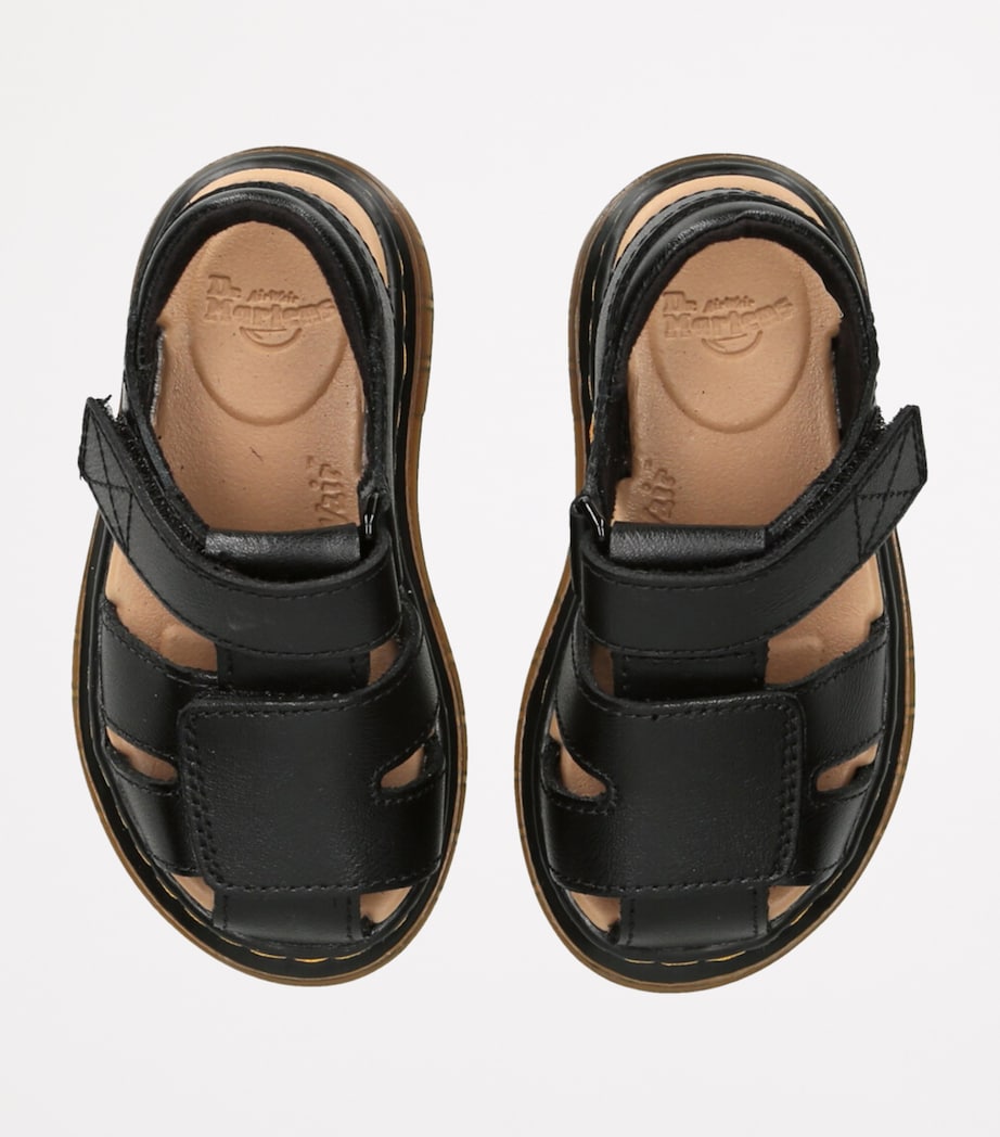 Dr. Martens Leather Moby II Sandals Black Image 4