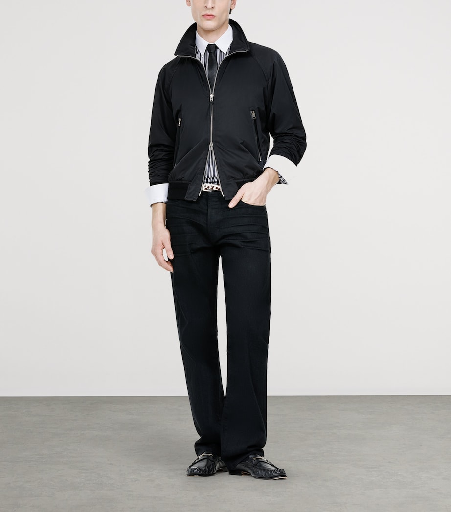 TOM FORD Mens Technical Bomber Jacket Naa Image 2