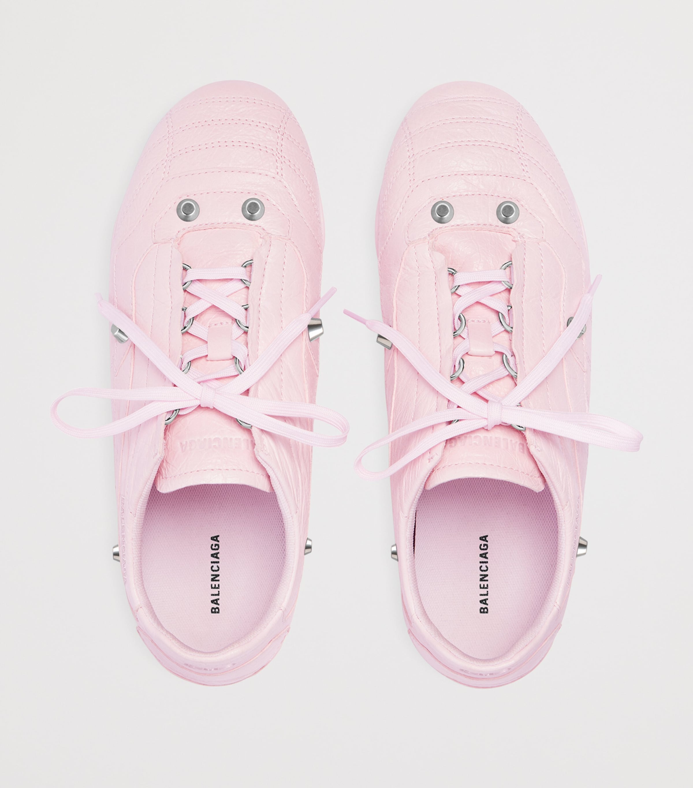 Balenciaga Leather City Sneakers Image 5