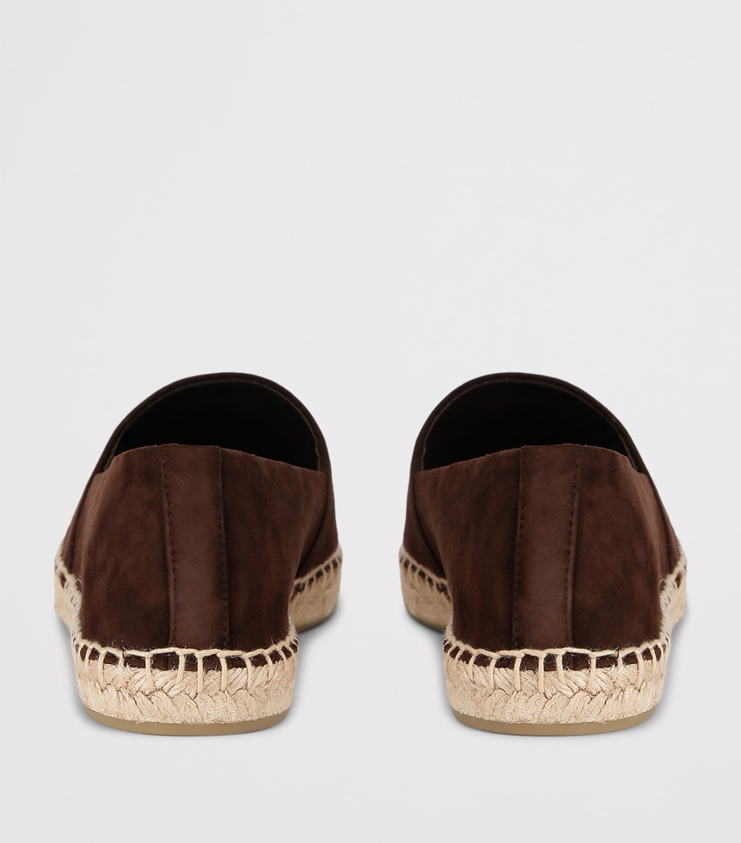 Leather Eleanor Espadrilles DARK BROWN Image 2