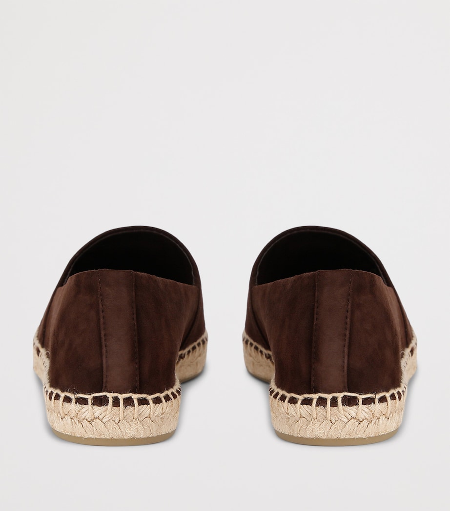 Leather Eleanor Espadrilles DARK BROWN Image 2