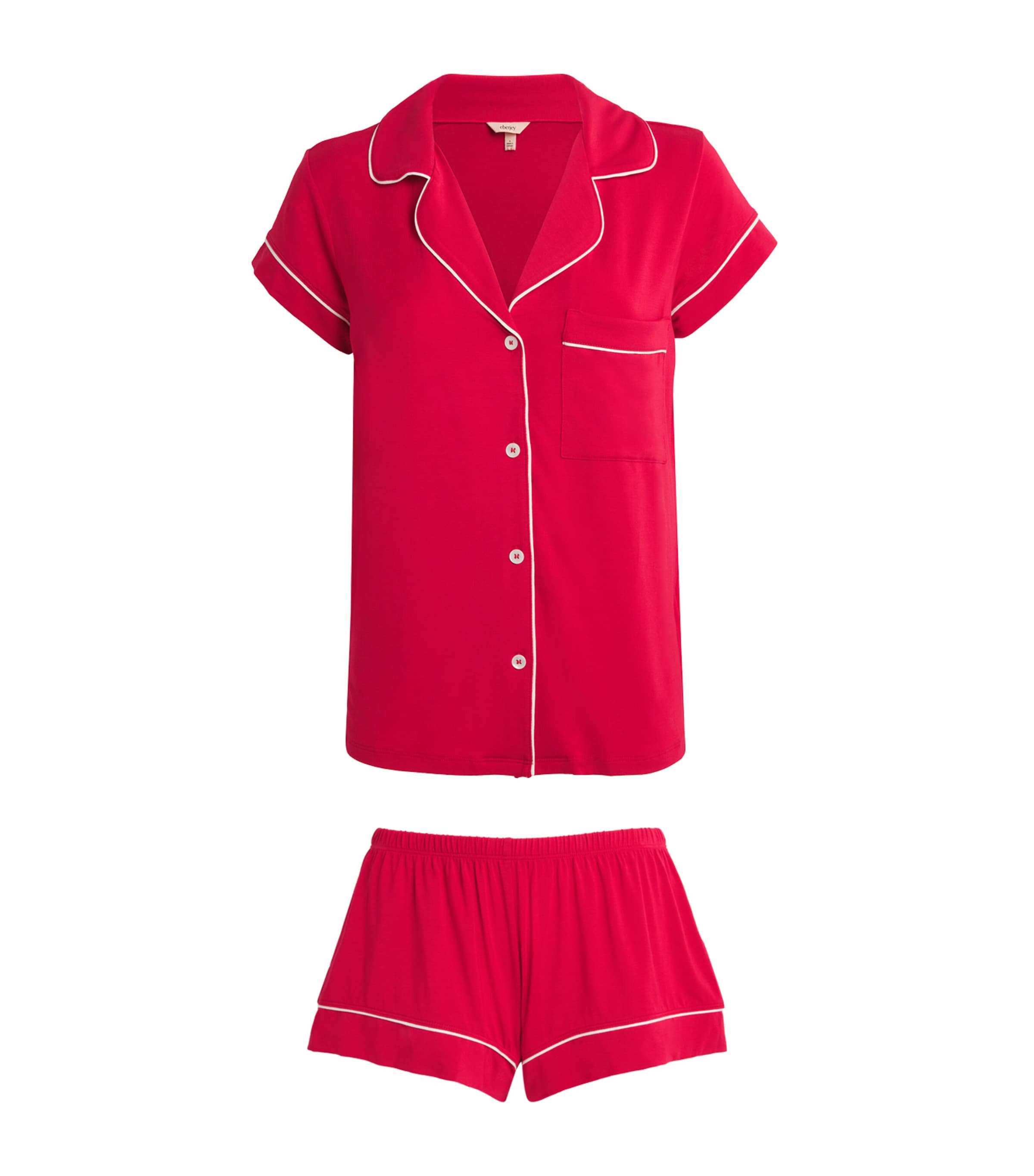 Eberjey Gisele Short Pyjama Set In Red