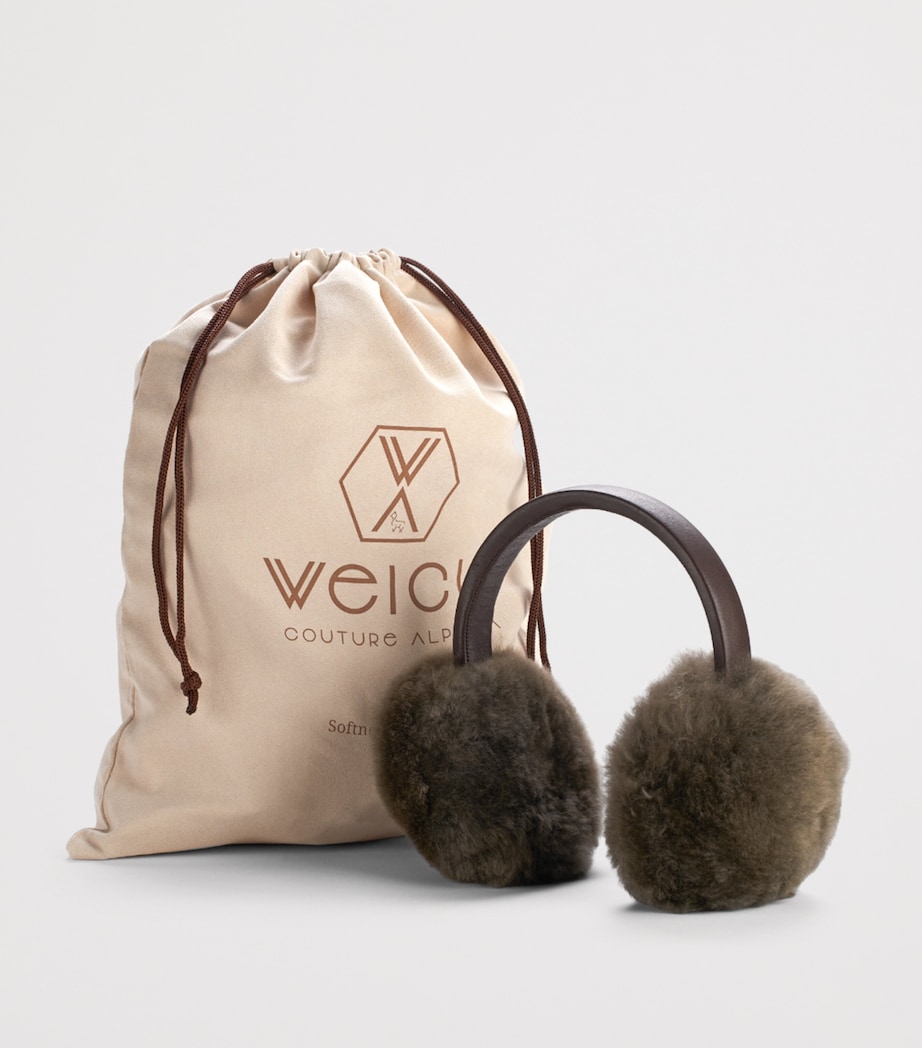 Weich Royal Alpaca Wool Olmo Earmuffs Beige Image 6