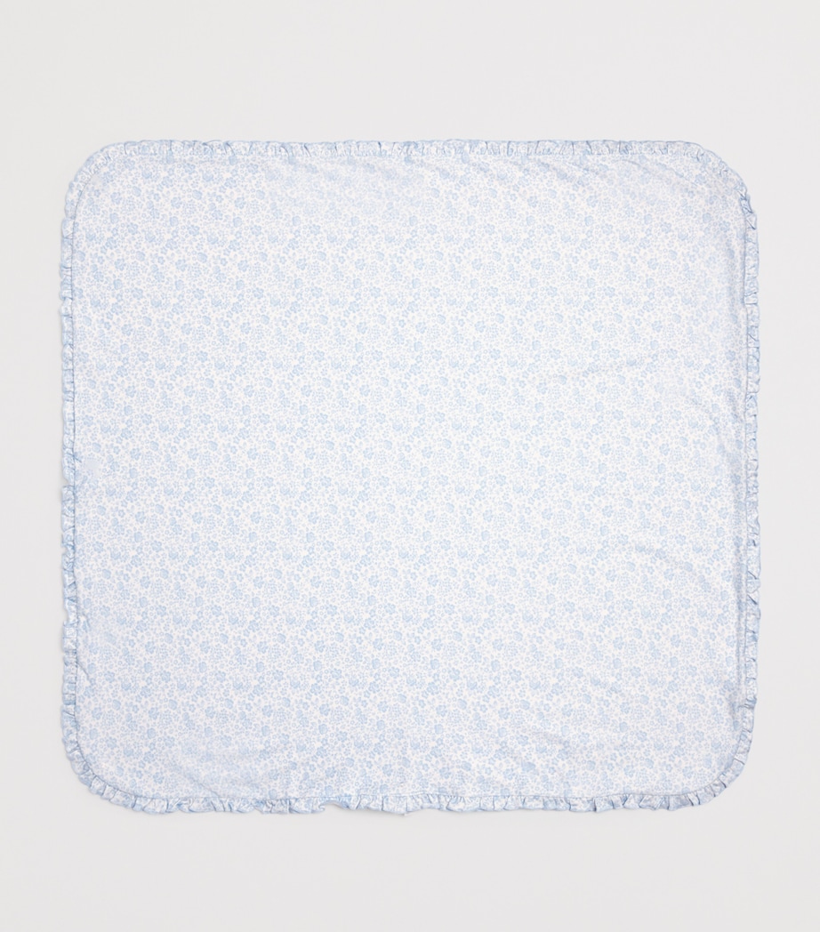 Pima Cotton Country Gardens Blanket K480LIGHT BLUE Image 2