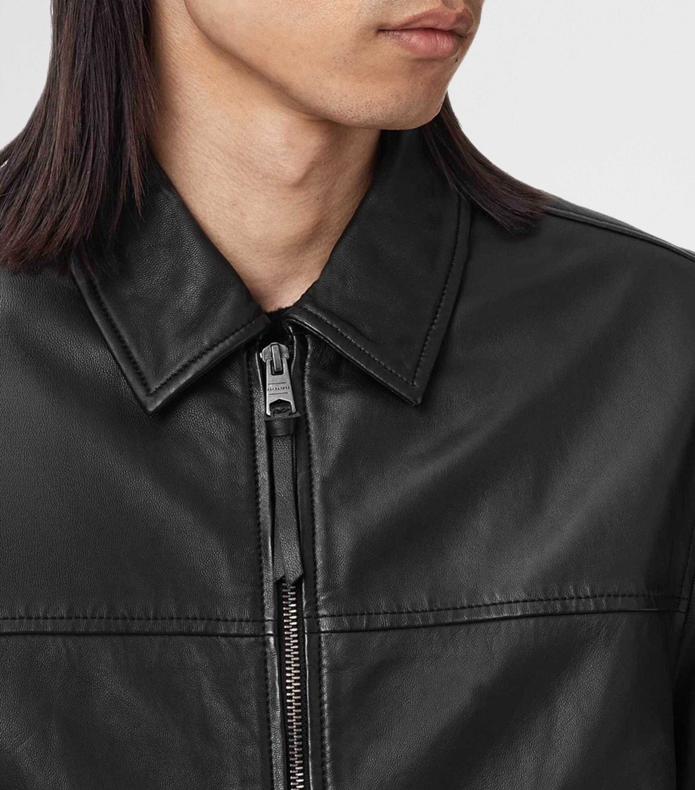 Rashford Leather Jacket BLACK Image 6