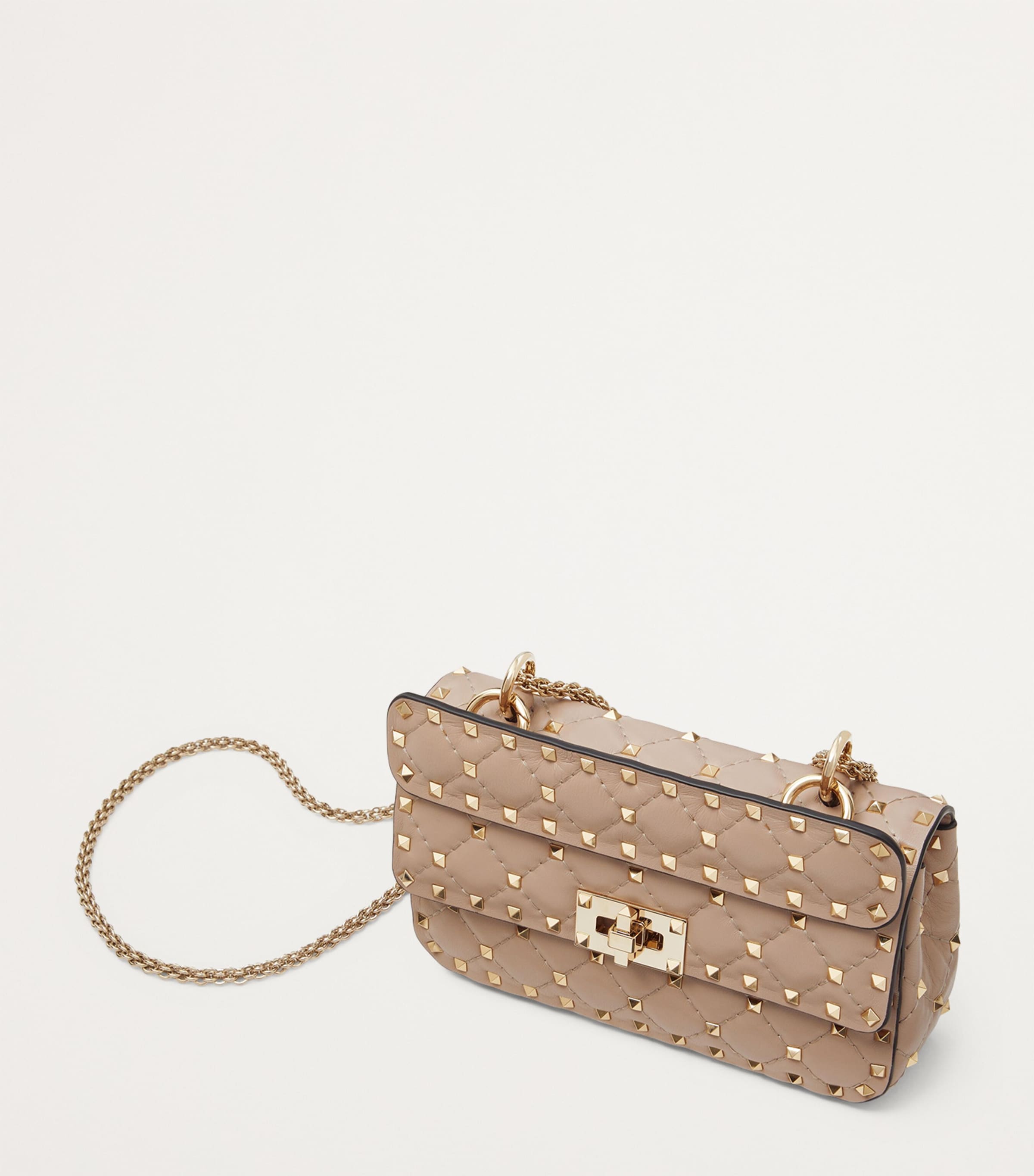 Small Rockstud Spike Top-Handle Bag P45 Image 3