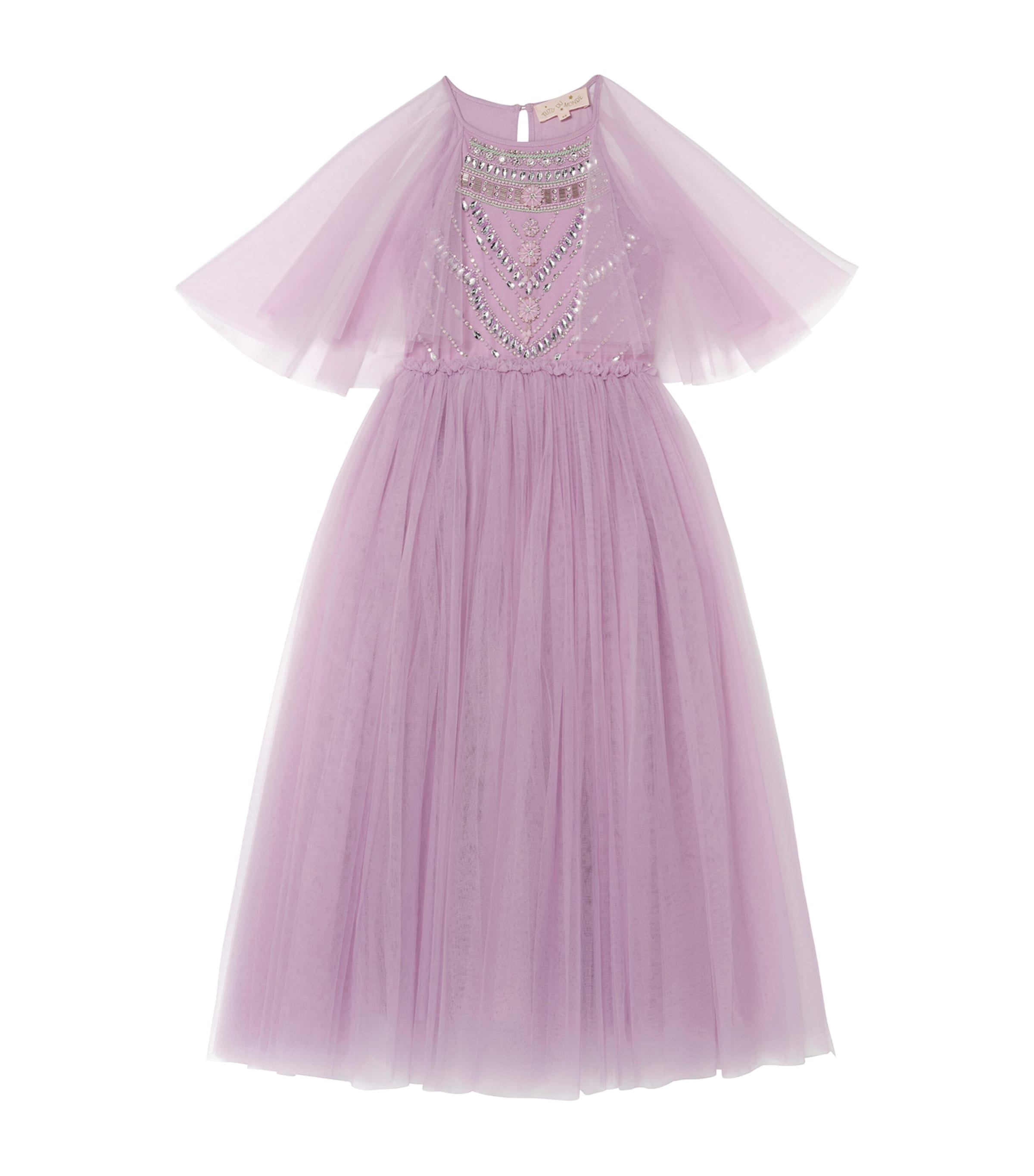 Tutu Du Monde Cotton Lina Dress (2-11 Years) Orchid Bloom Image 1