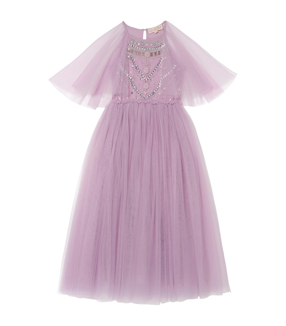 Tutu Du Monde Cotton Lina Dress (2-11 Years) Orchid Bloom Image 1