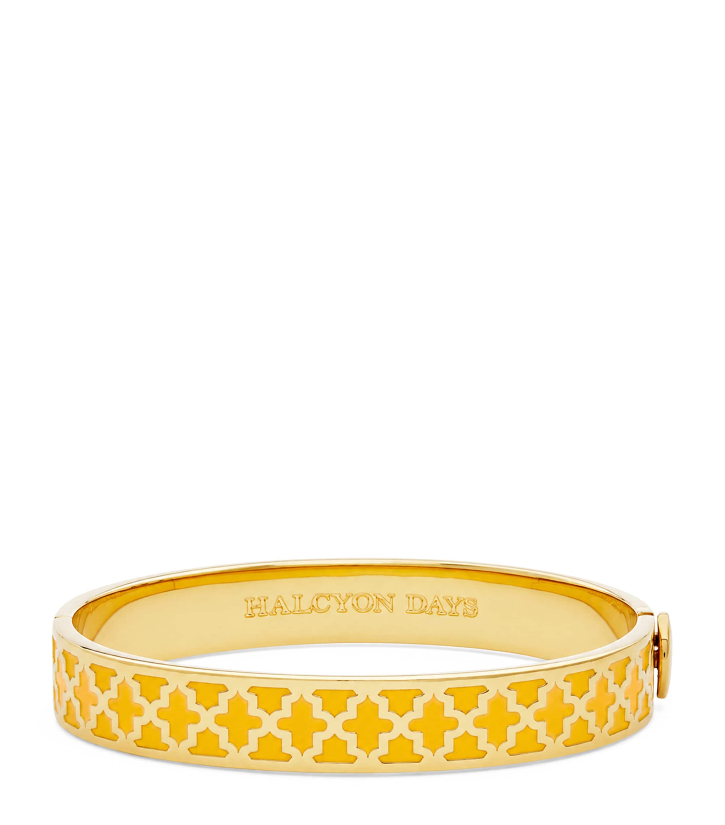 Halcyon Days Gold-Plated Agama Bangle Radiant Yellow Image 1