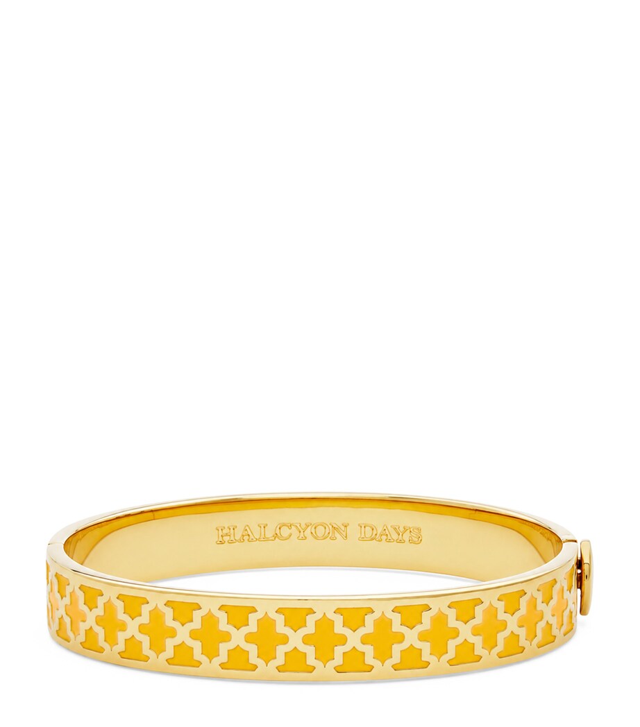 Halcyon Days Gold-Plated Agama Bangle Radiant Yellow Image 1