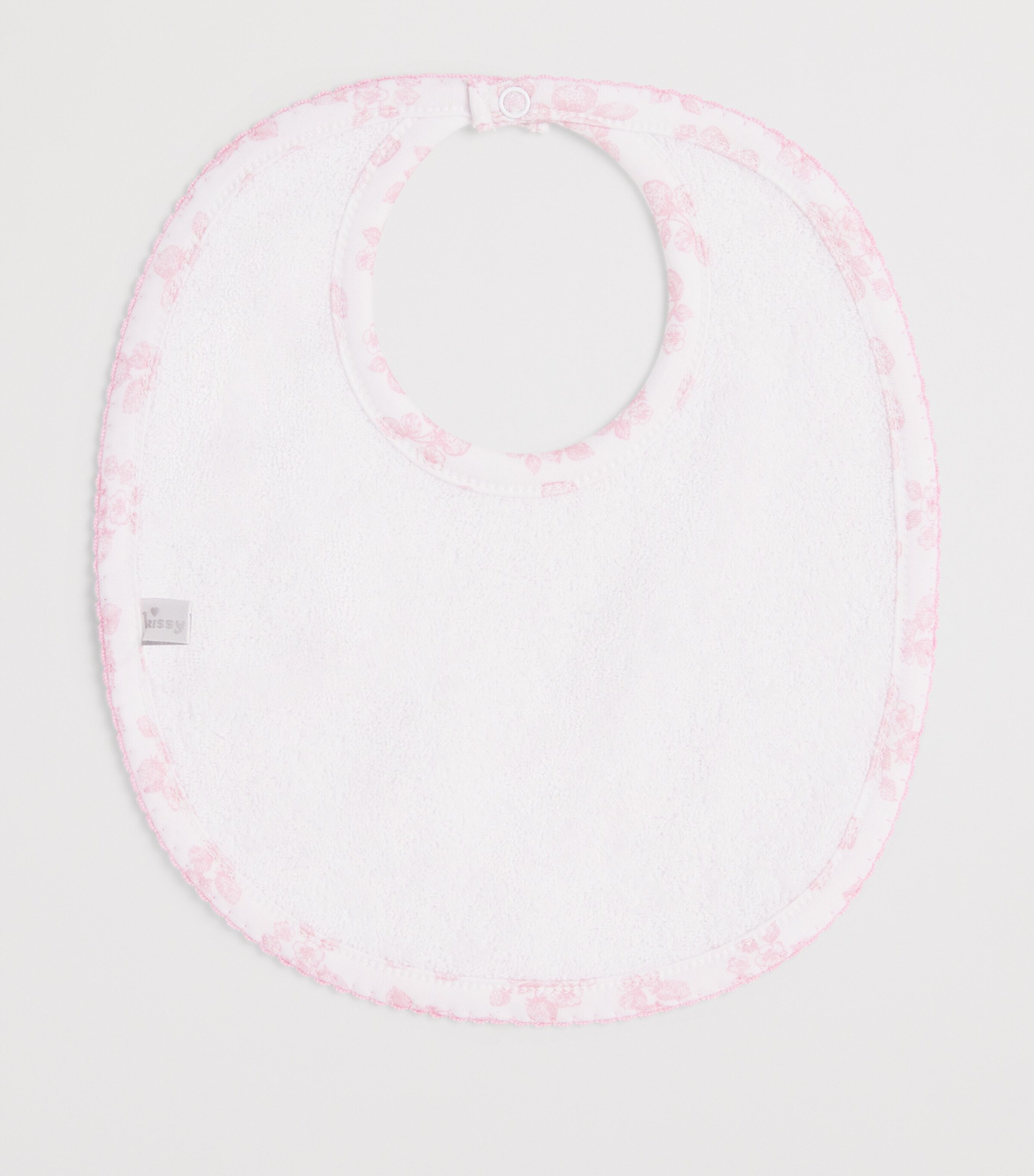 Kissy Kissy Pima Cotton Floral Bib Image 2