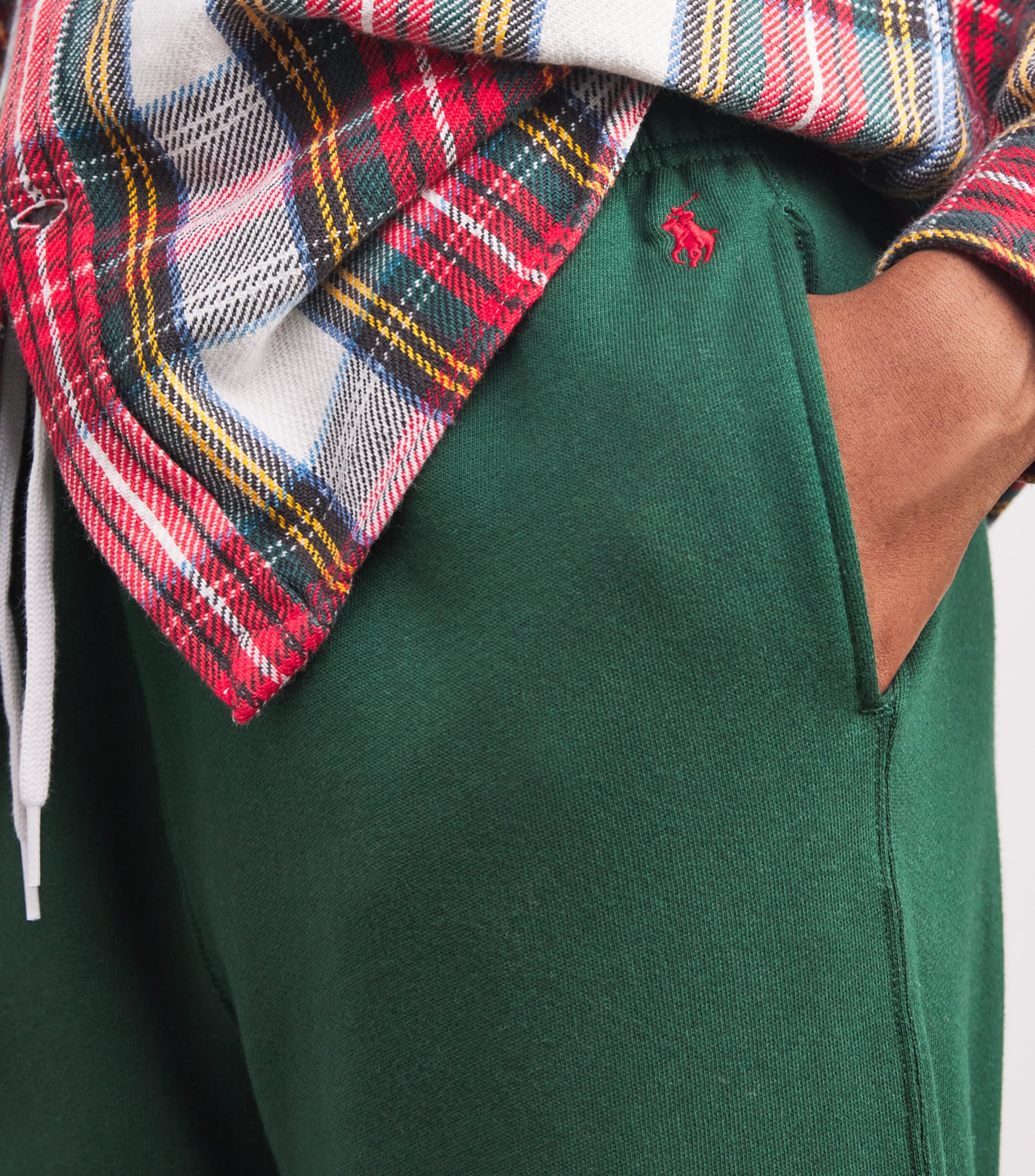 Cotton-Blend Polo Pony Sweatpants NORTHWEST PINE Image 6