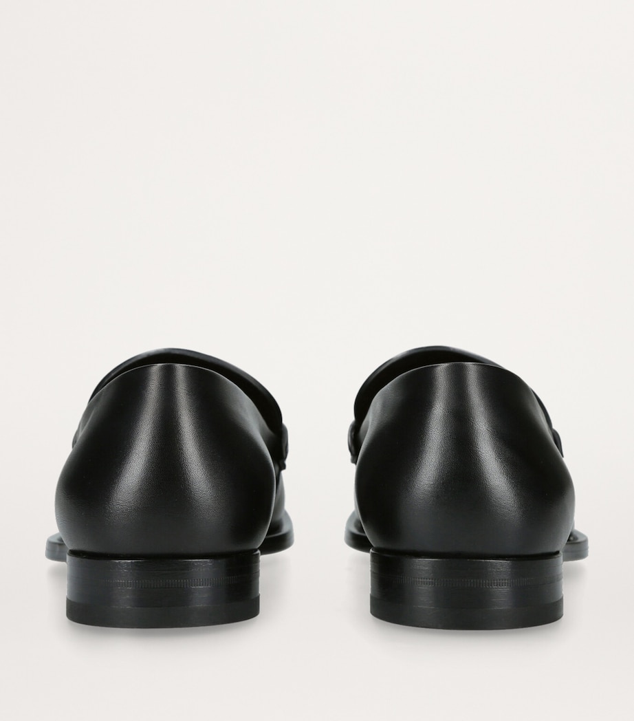 Novus Leather Moccasins BLACK Image 2