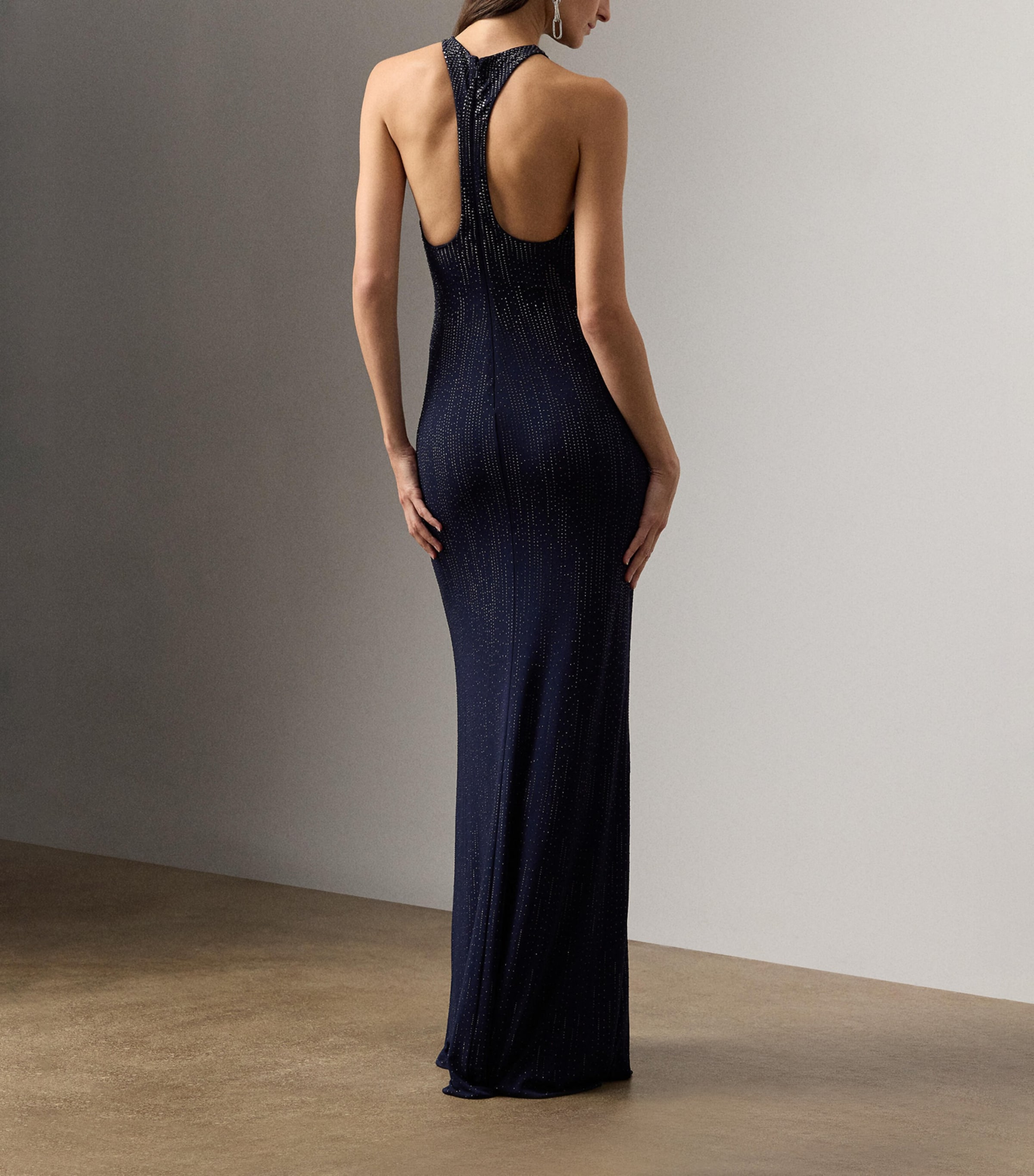 Embellished Claeton Maxi Dress NAVY-410 Image 3