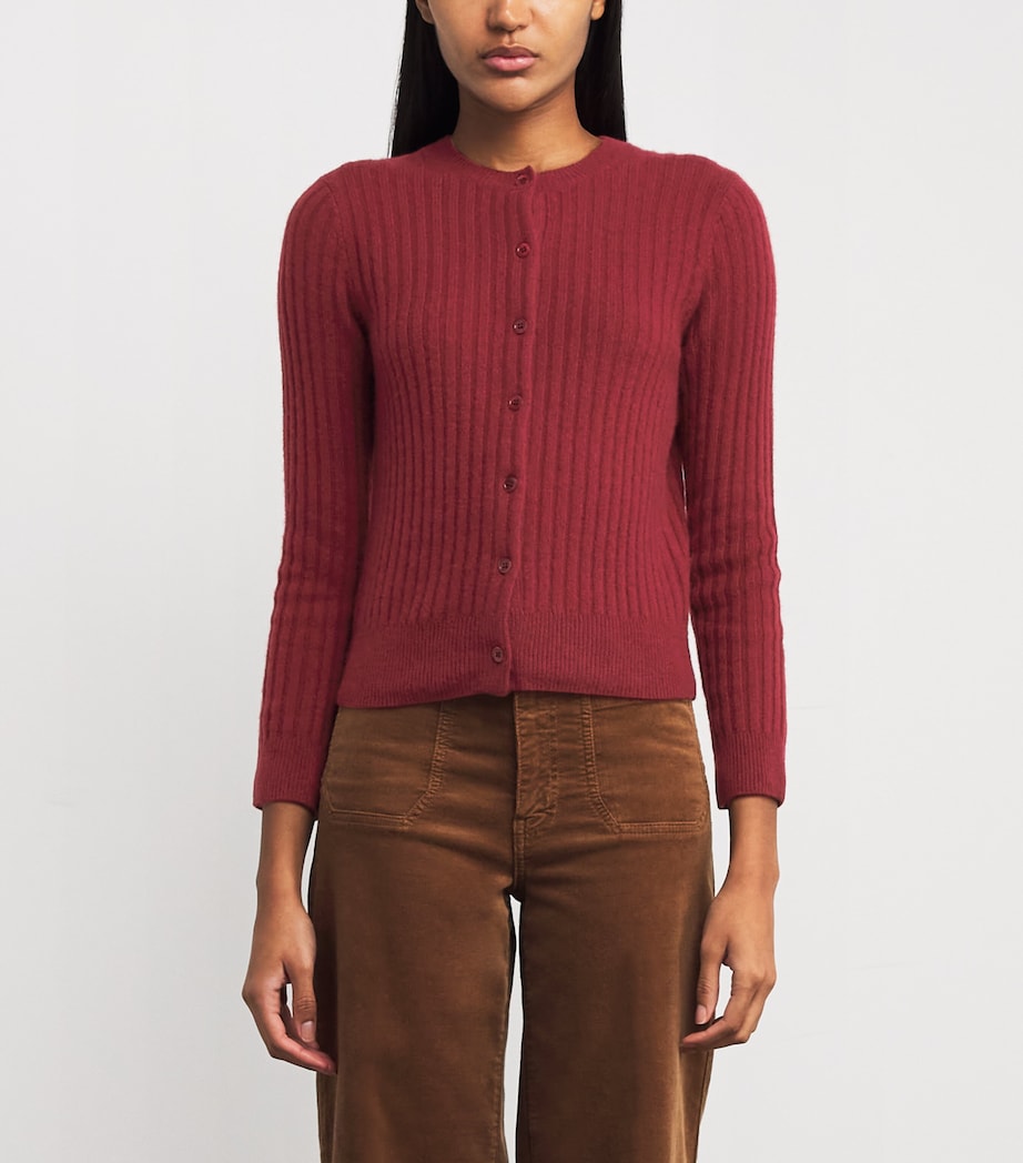 Cashmere Danaë Cardigan MALBEC Image 3