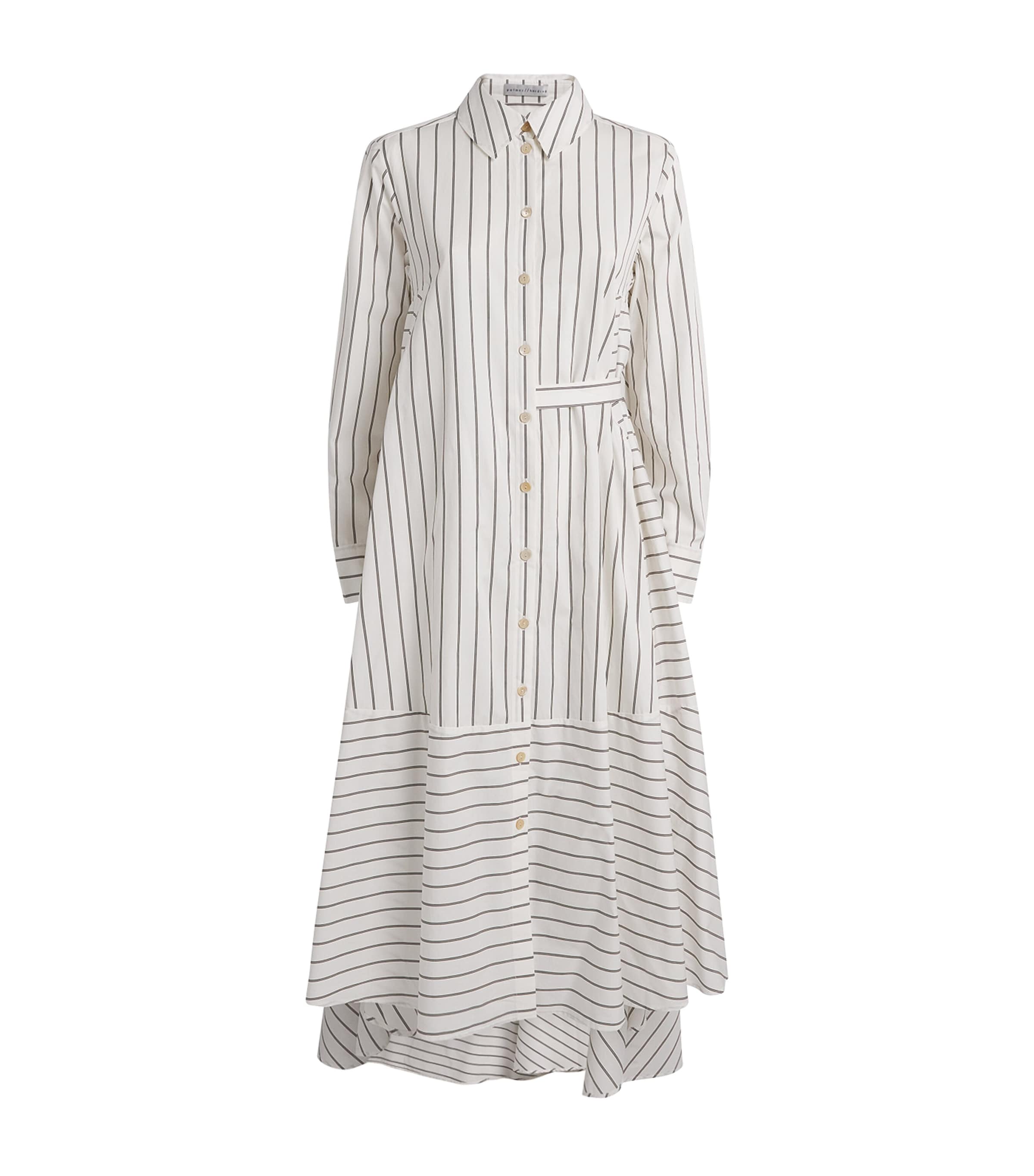 Cotton Stripe Prosperity Midi Dress