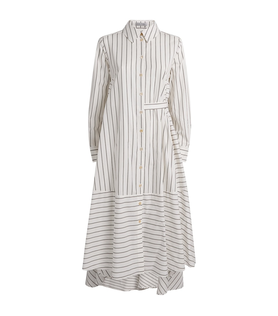 Cotton Stripe Prosperity Midi Dress