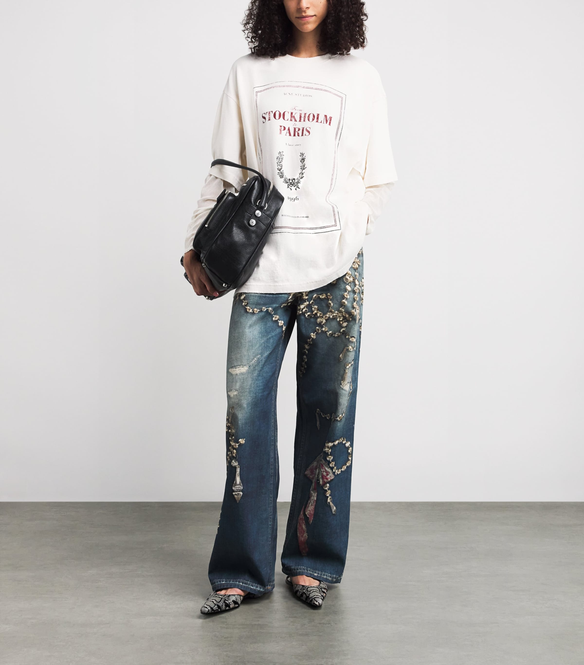 Low-Rise Printed 1981 Jeans AUZ MID BLUE Image 2