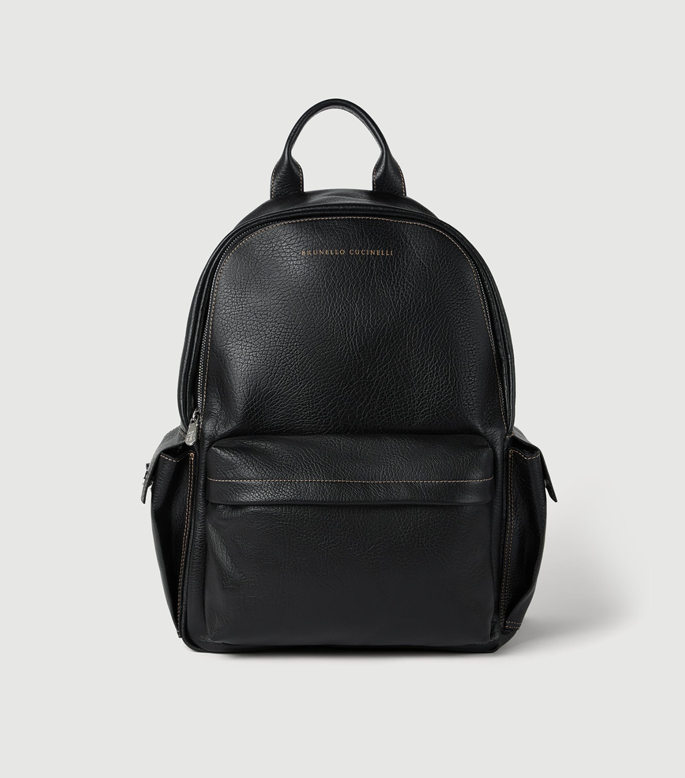 Brunello Cucinelli Leather Travel Backpack Image 2