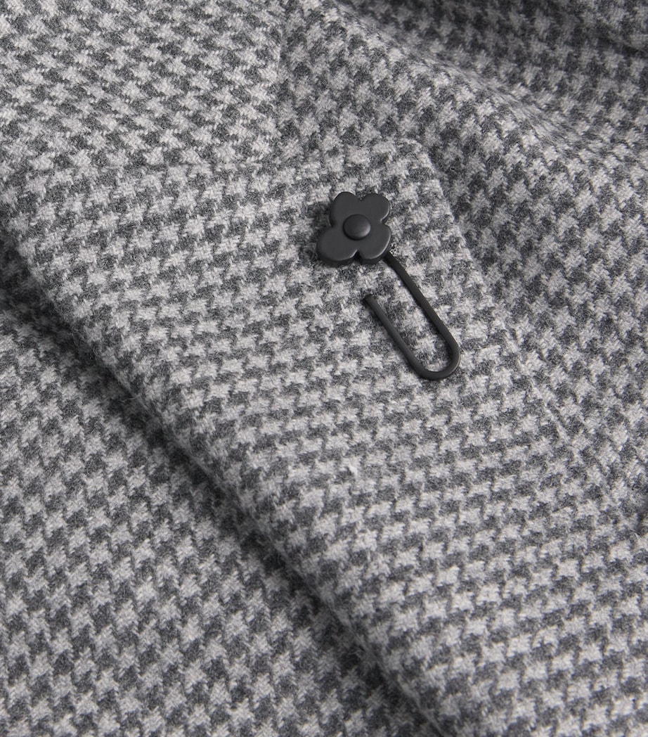 Wool-Cashmere Houndstooth Blazer 910GR MCR PIED GREY Image 5