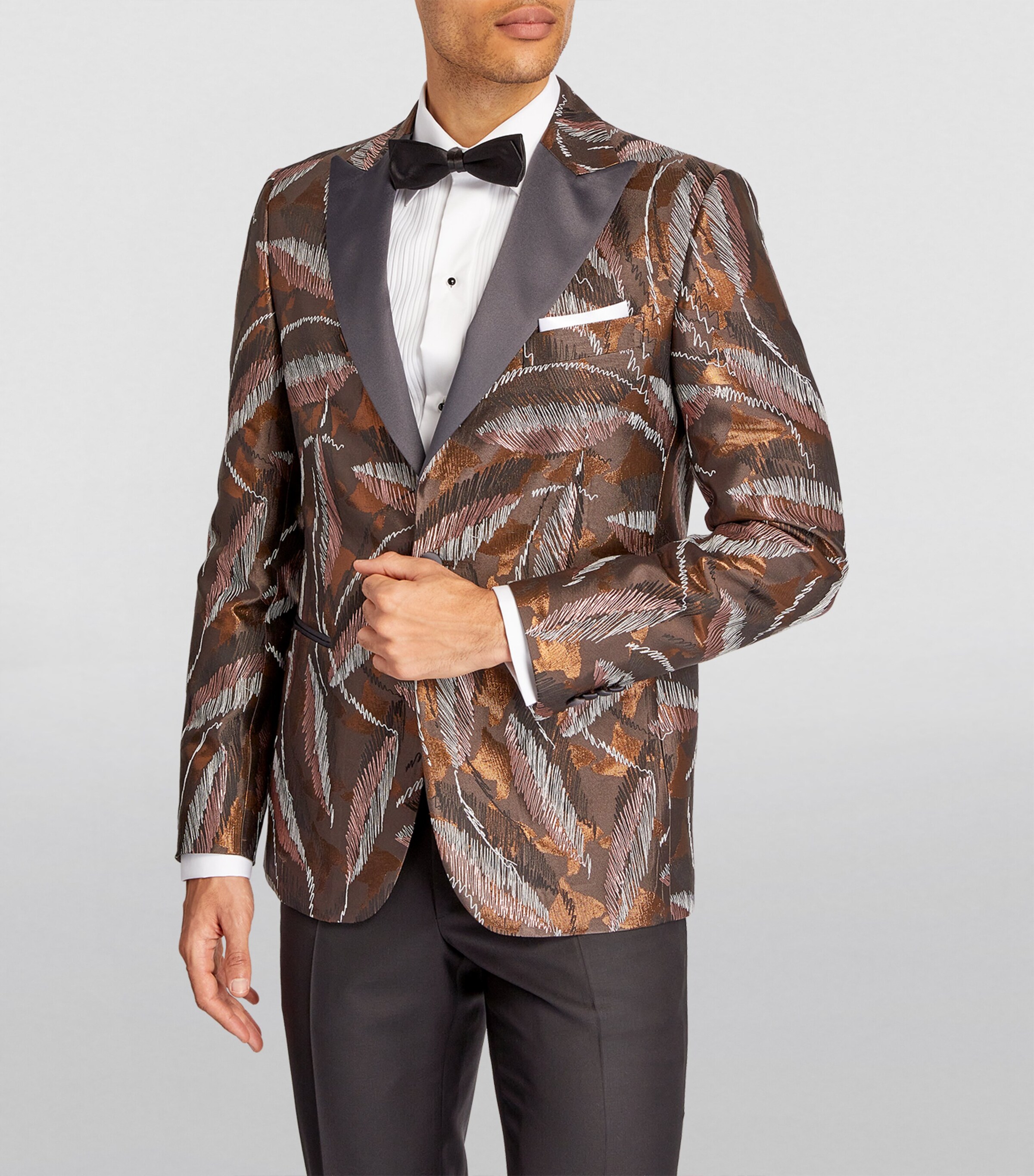 Silk Bow Tie 20BLACK Image 2