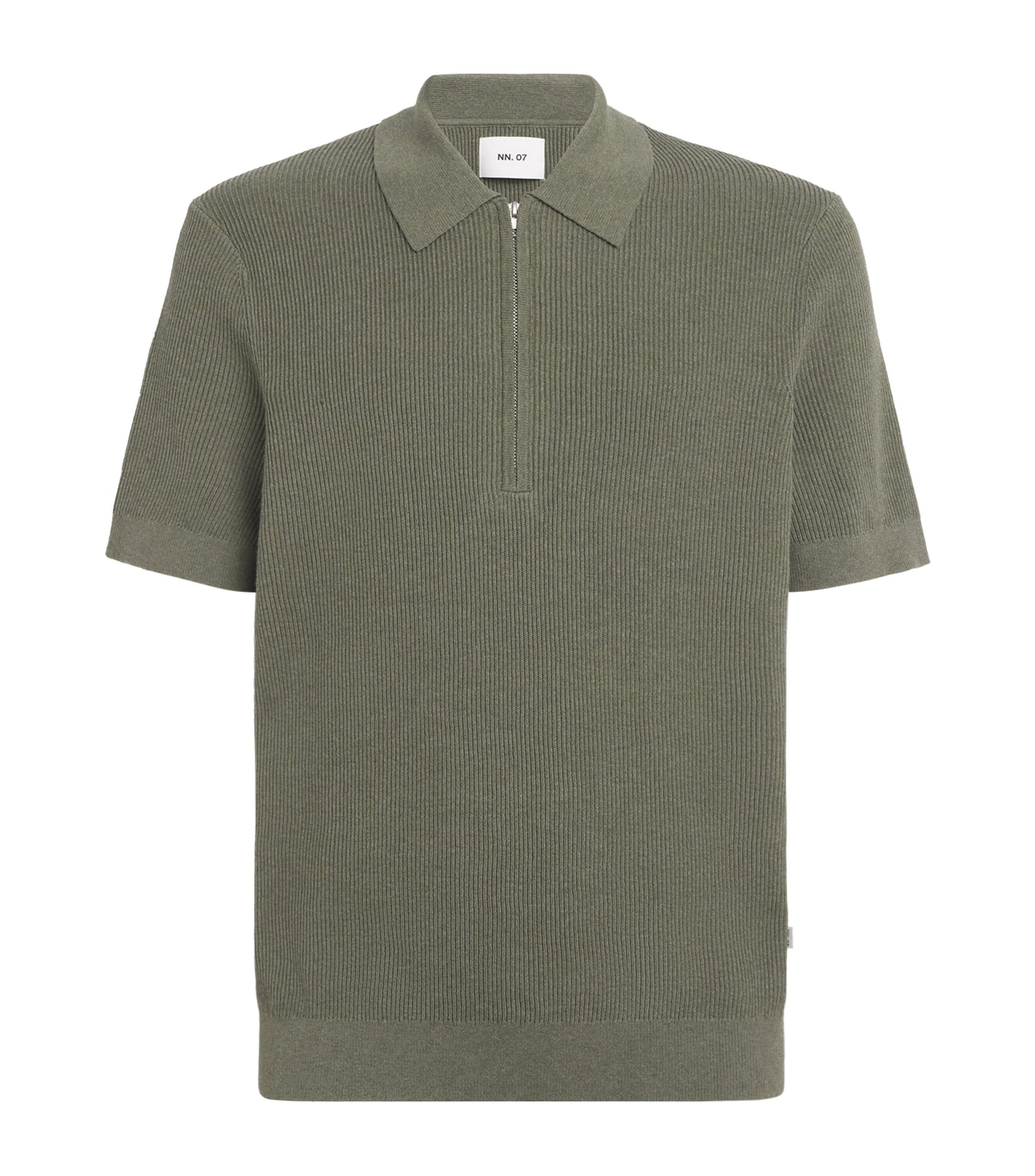 NN.07 Mens Organic Cotton Hansie Polo Shirt Capers Image 1