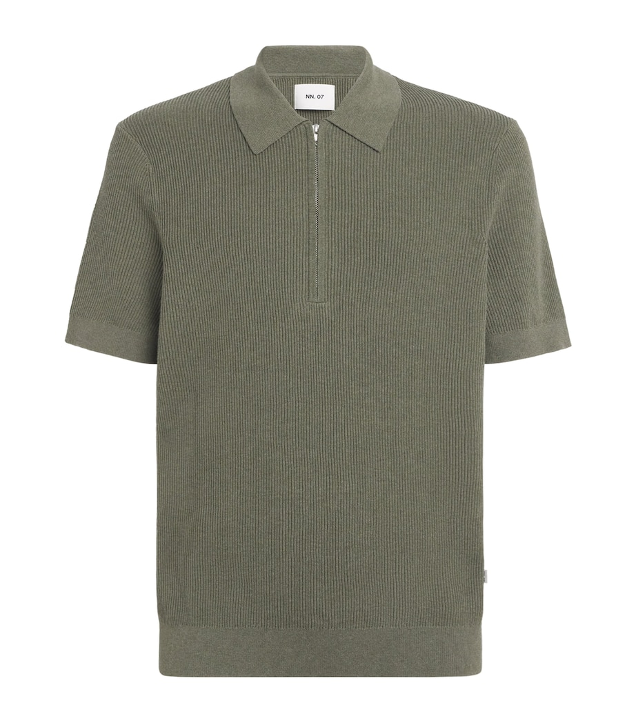 NN.07 Mens Organic Cotton Hansie Polo Shirt Capers Image 1