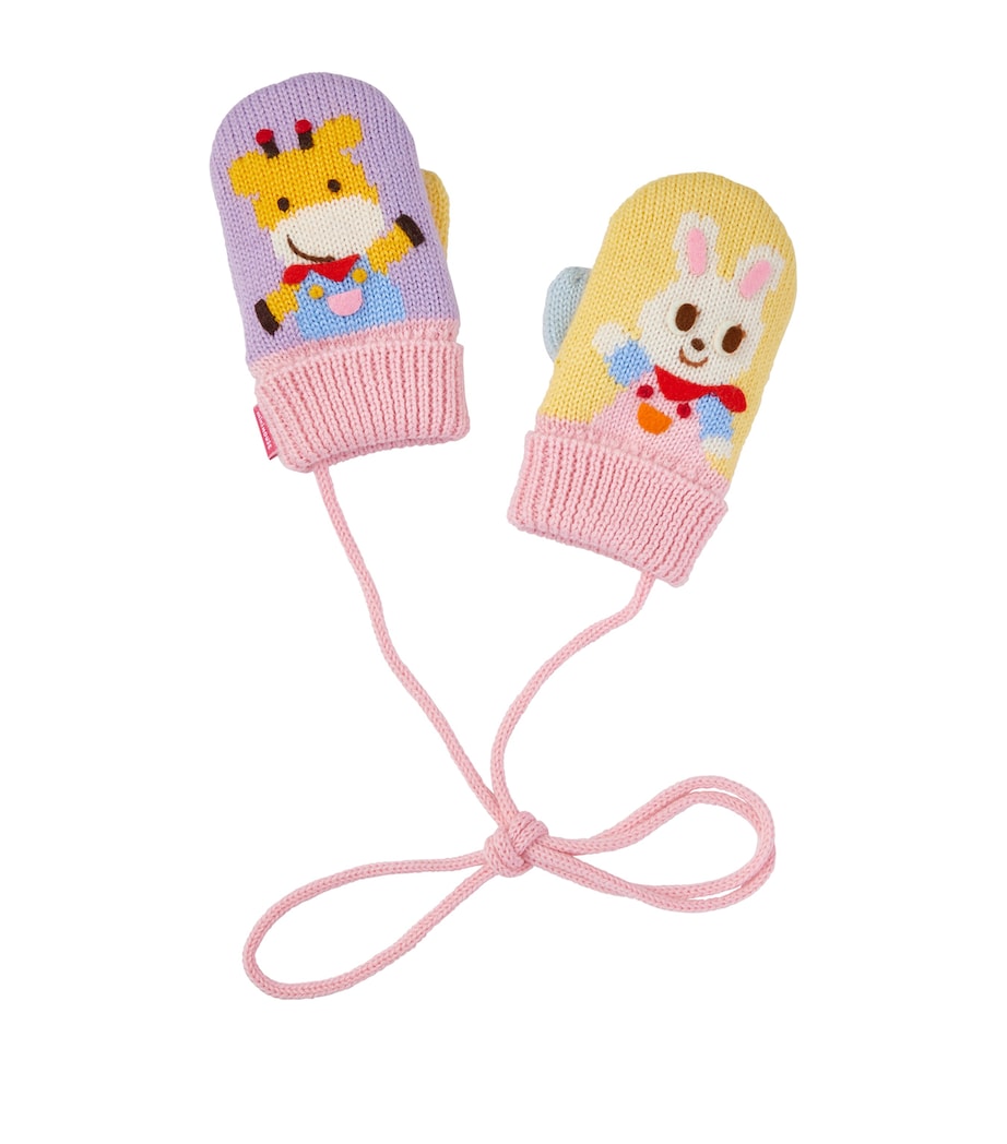 Wool-Blend Bunny Mittens 8 Image 1