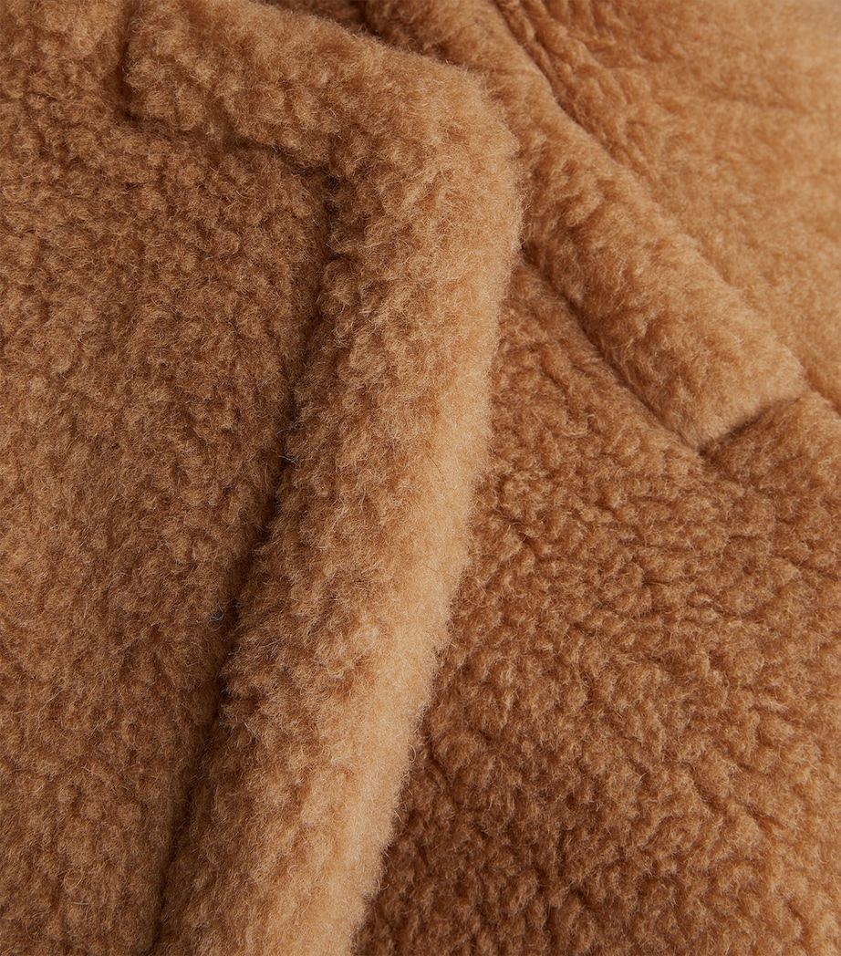 Teddy Bear Icon Coat CAMEL Image 4