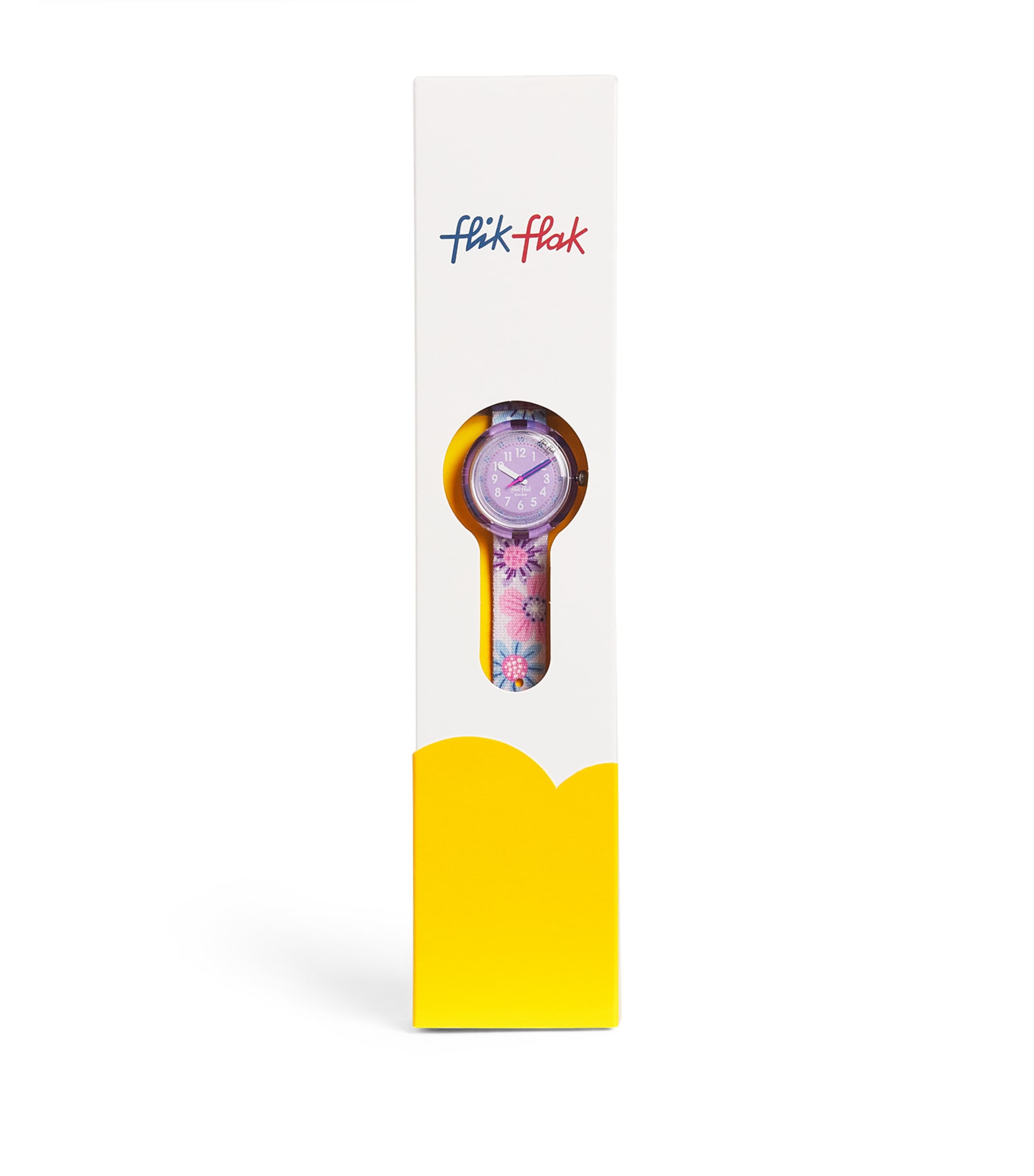 Flik Flak Kids' Flower Chaos Watch In Purple