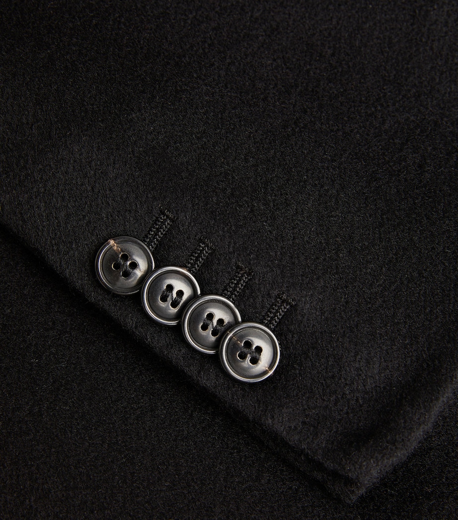 Cashmere Single-Breasted Coat UC99 Image 4