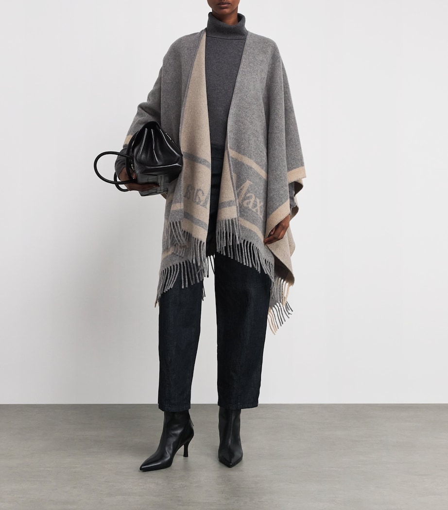 Cashmere Scarf LIGHT GREY Image 2