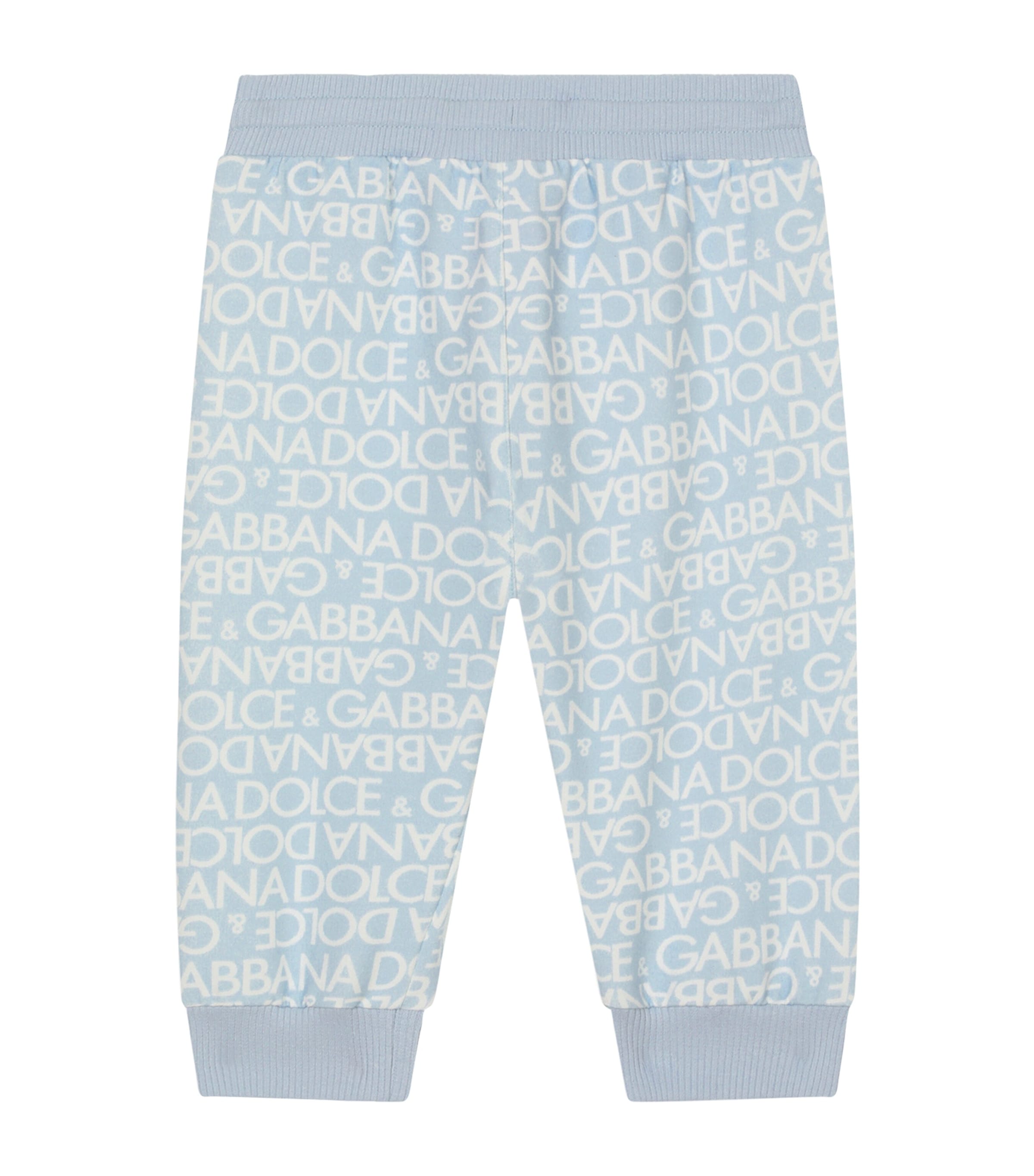 Dolce&Gabbana Kids Logo Sweatpants (3-30 Months) Hcxca Dg Bianco Image 2