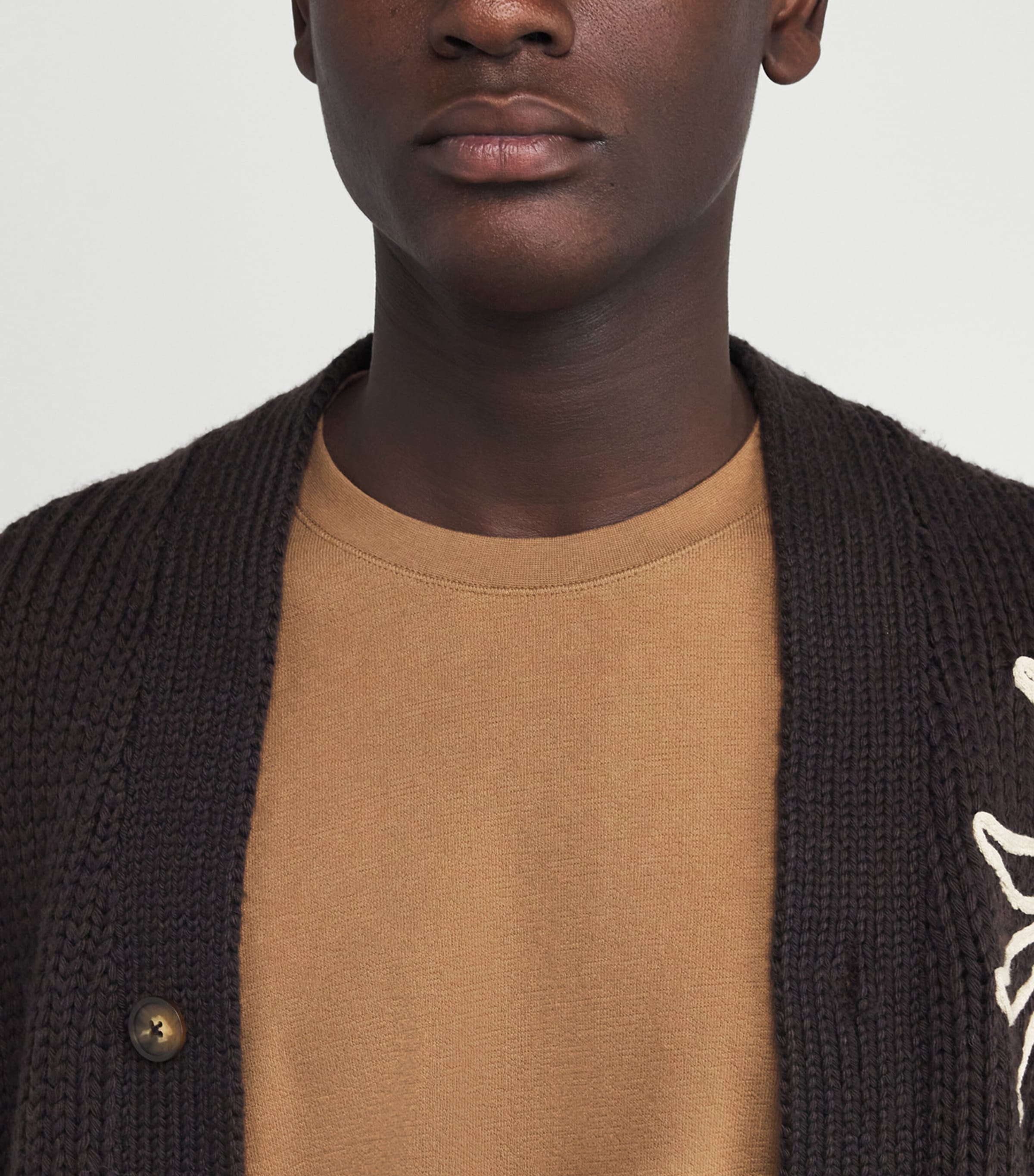 Organic Cotton Dean T-Shirt TAN Image 6