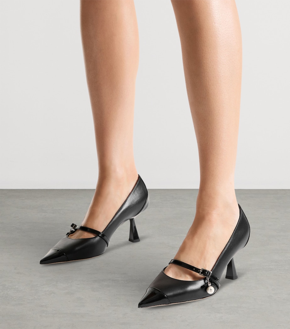 Aren 65 Leather Pumps BLACK/BLACK Image 6