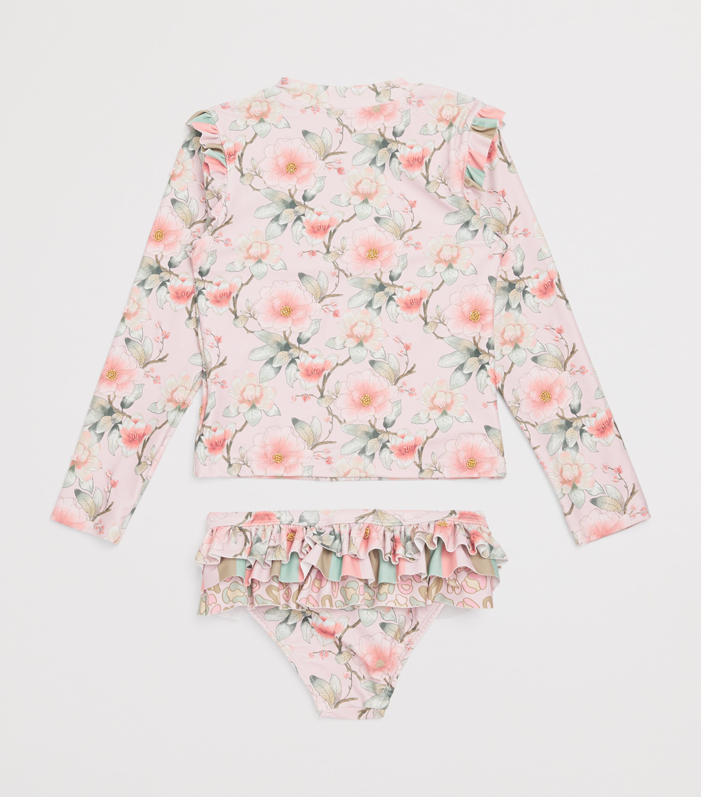Floral Print 2-Piece Swimsuit (2-10 Years) PETAL Image 2