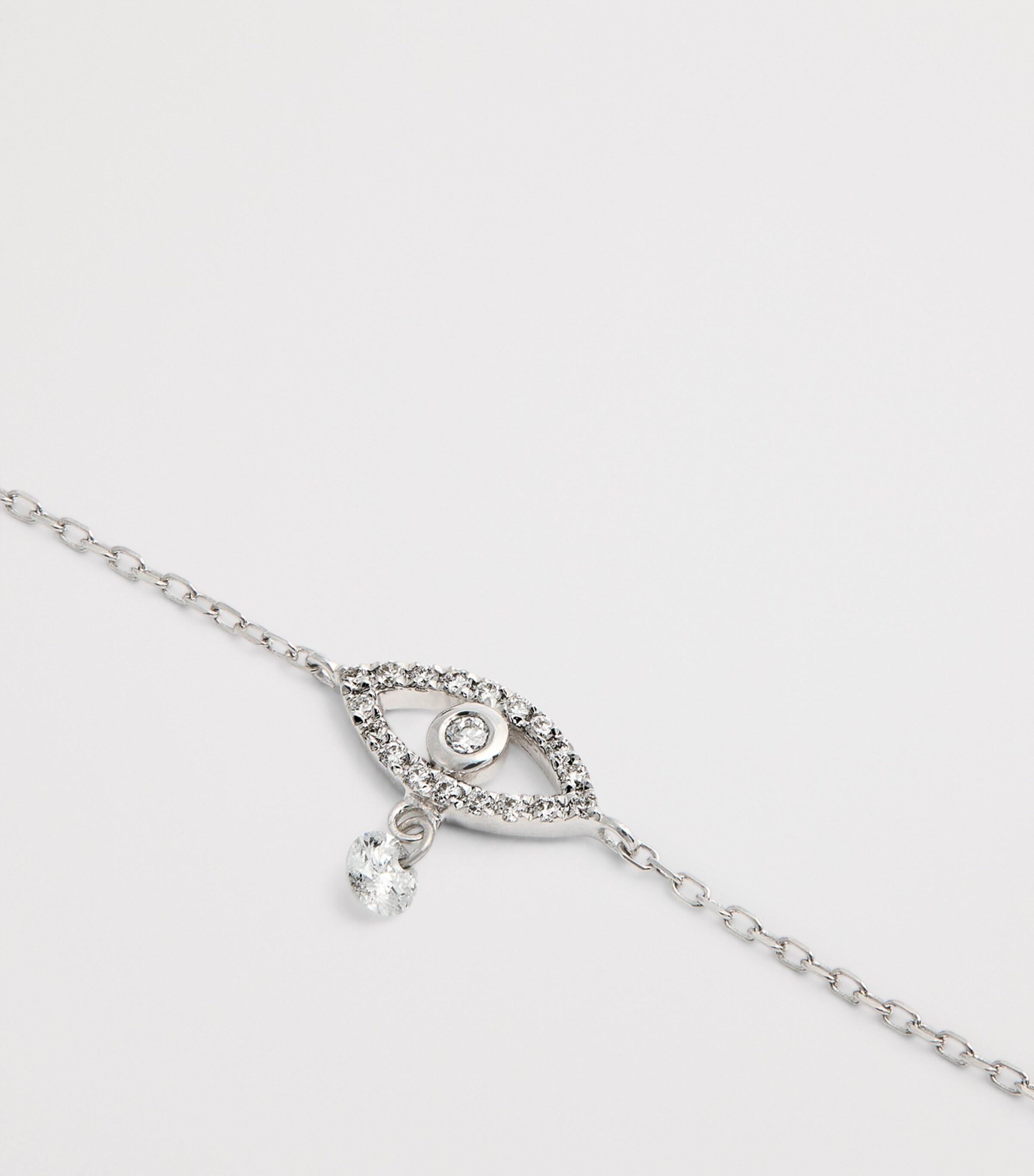 Persée White Gold and Diamond Symbols Eye Bracelet White Gold Image 3