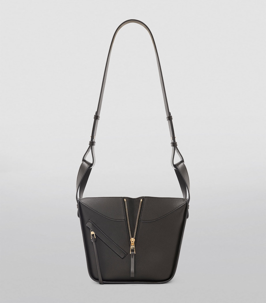 LOEWE Leather Hammock Top-Handle Bag Dark Grey Image 7