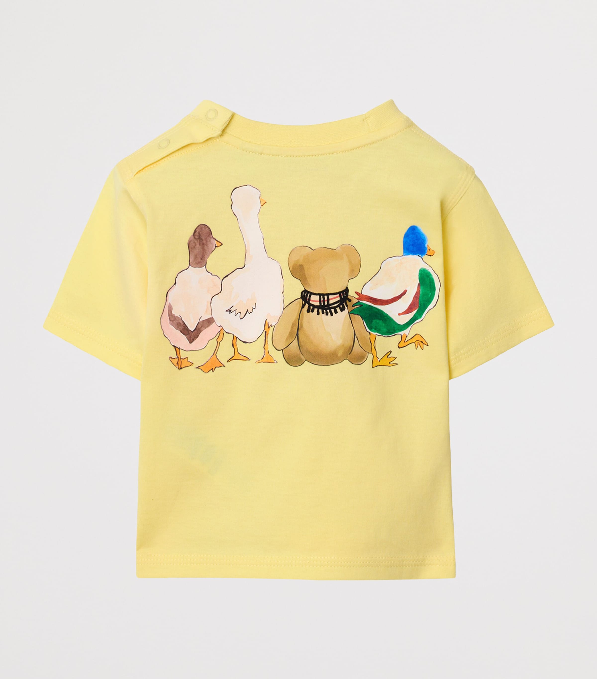 Burberry Kids Yellow Cotton Thomas Bear and Friends T-Shirt (6-24